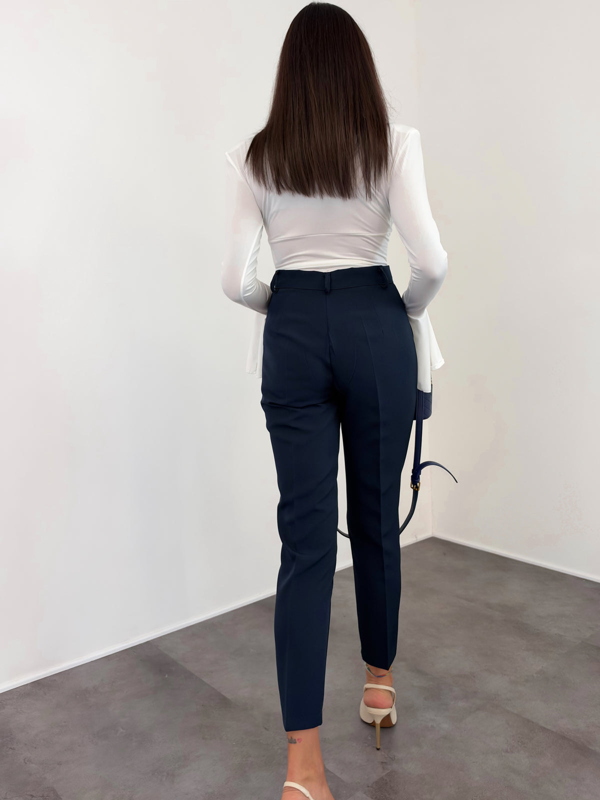 Pantalone Slim - Blu