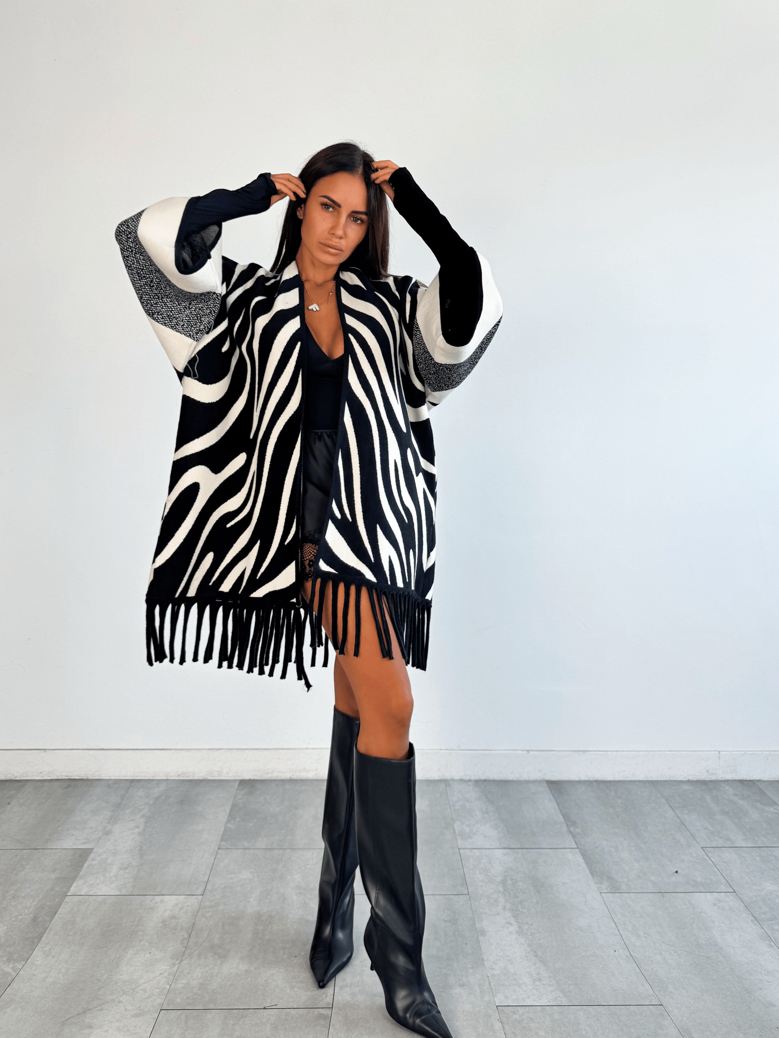 Cardigan Zebri - Beige - SAINTH