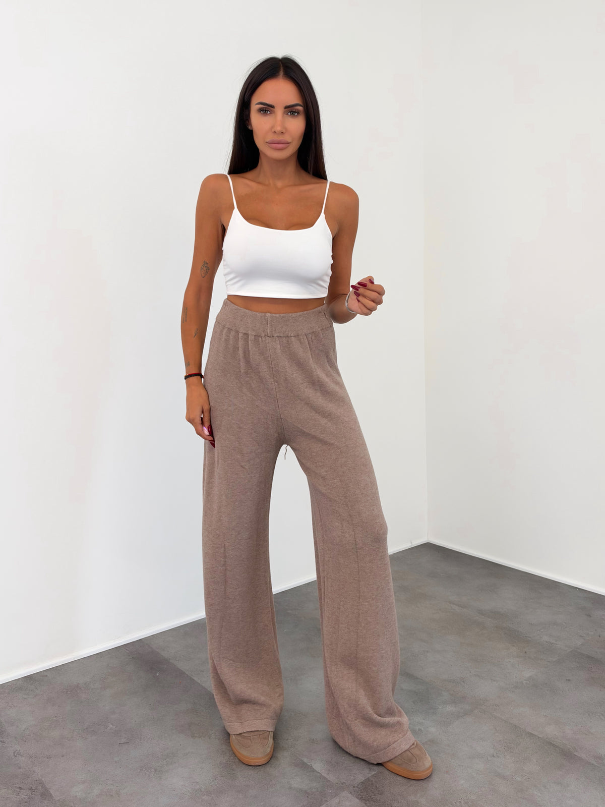 Pantalone Caress - Tortora - SAINTH