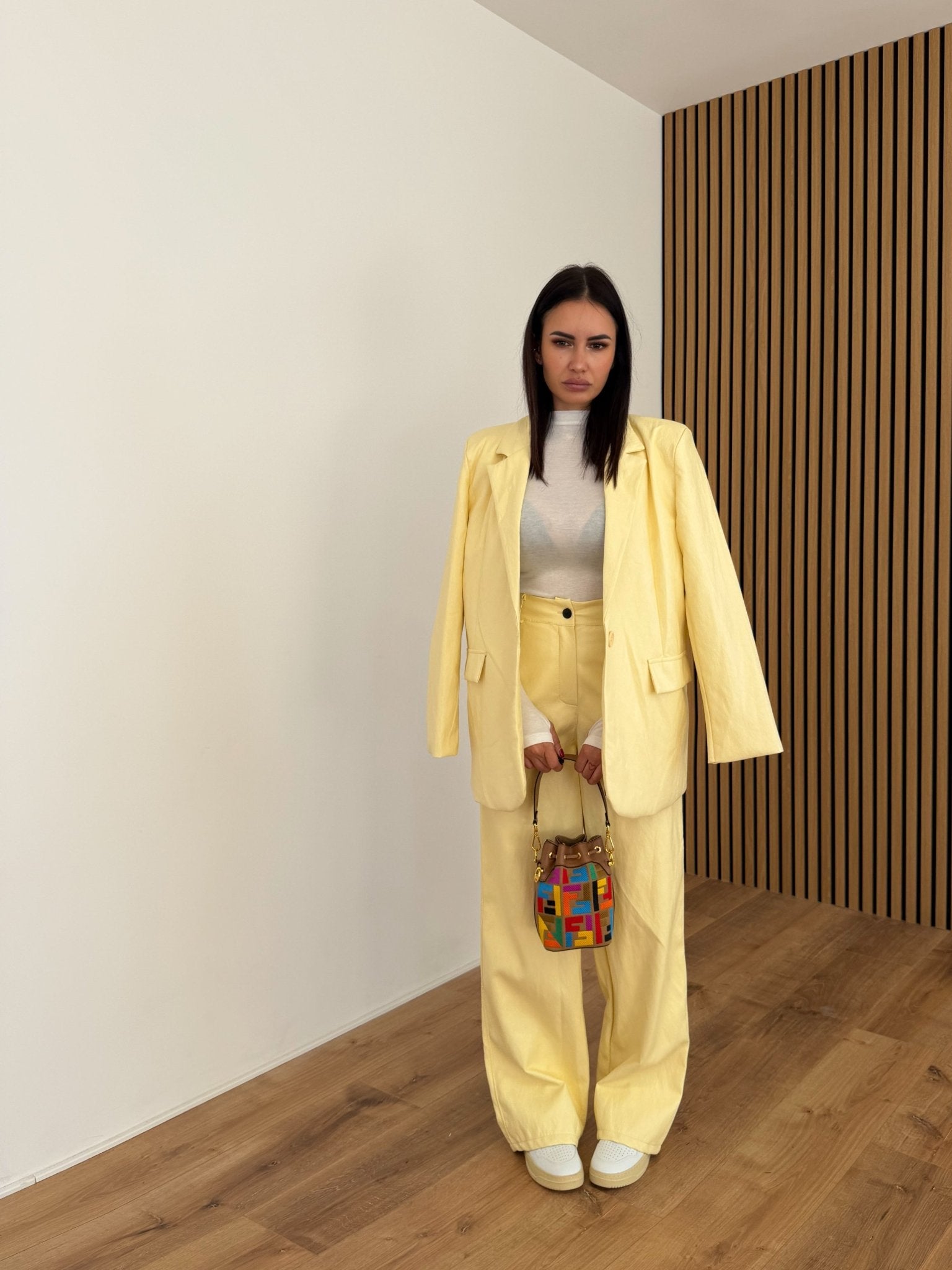 Blazer Minimal Ecop - Giallo - SAINTH