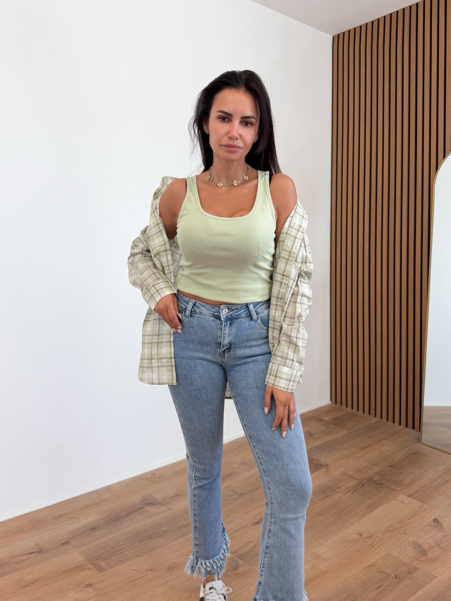Camicia + Canotta G68074 - Verde - SAINTH
