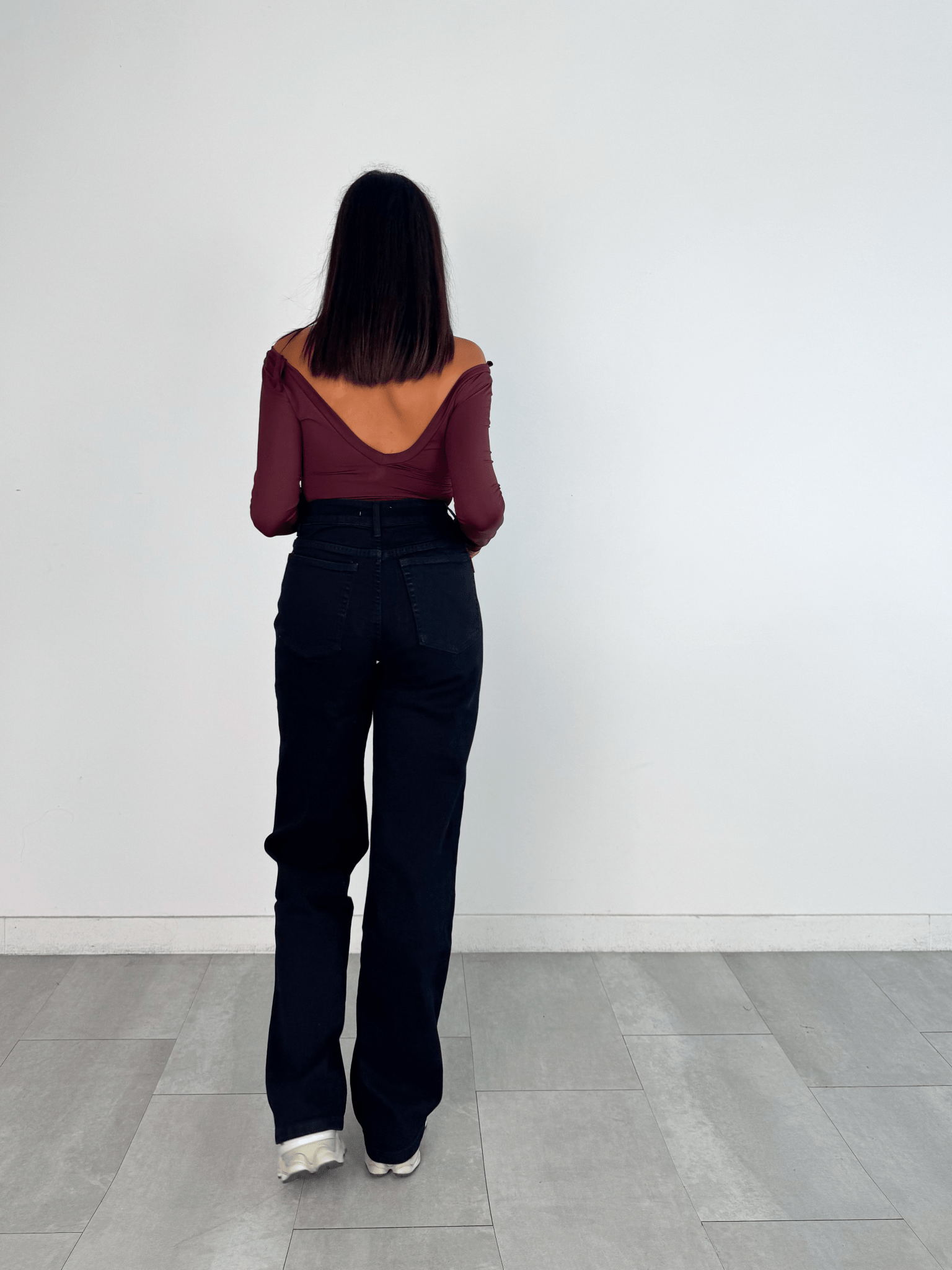 Jeans Palazzo Miss - Nero - SAINTH