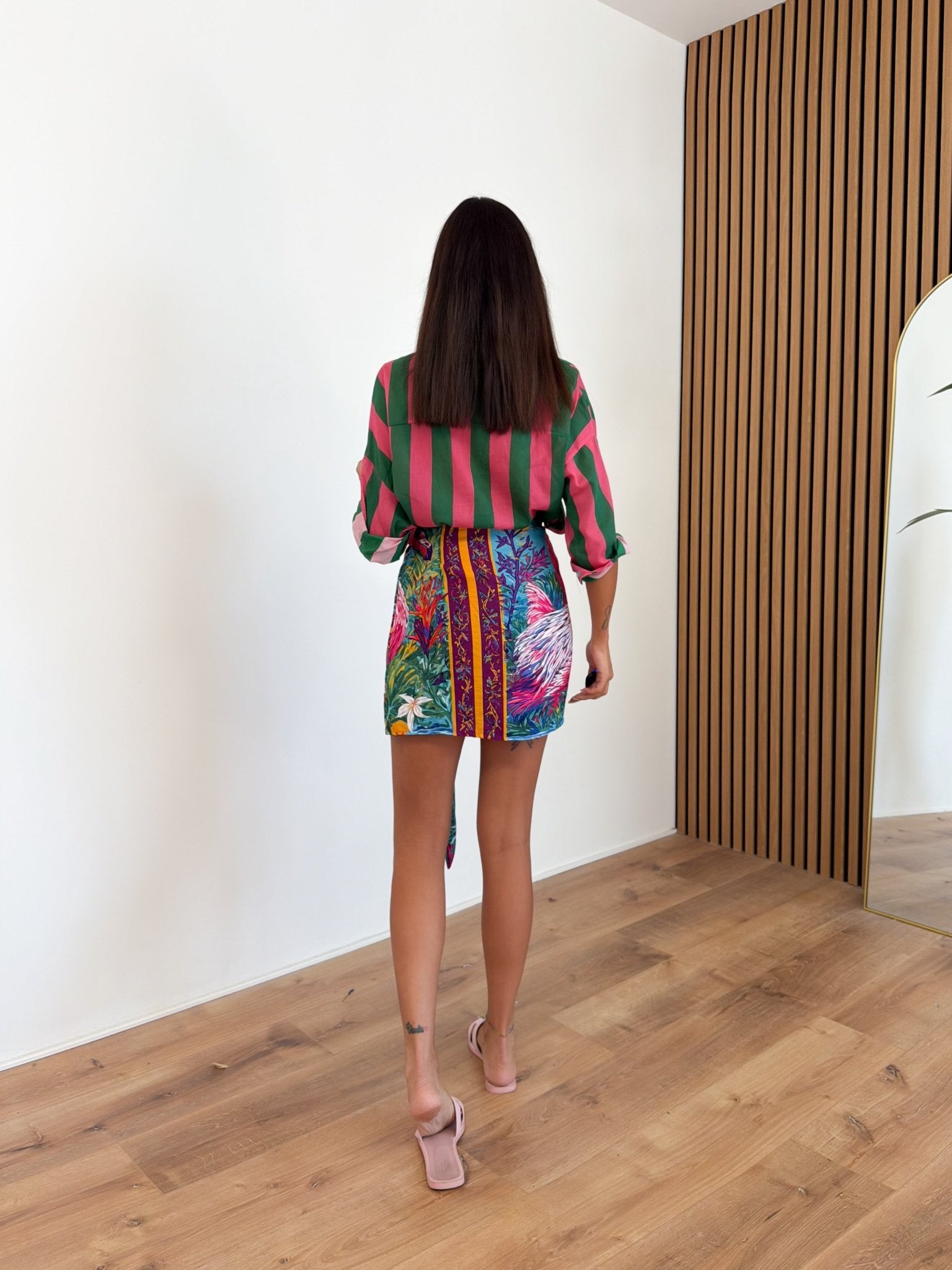 Camicia Sun - Fucsia Verde - SAINTH