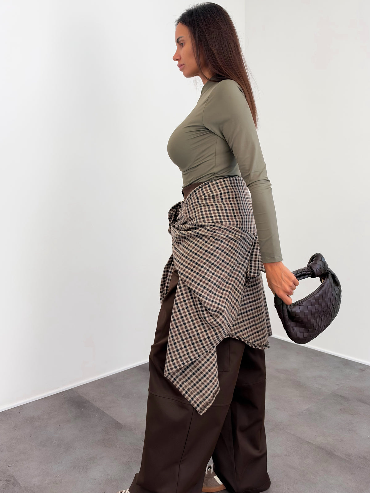 Pantalone Solution - Marrone