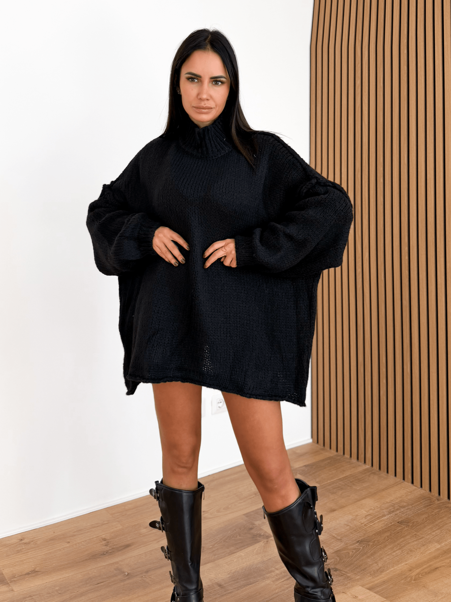 Pull Abito Aurora - Nero - SAINTH