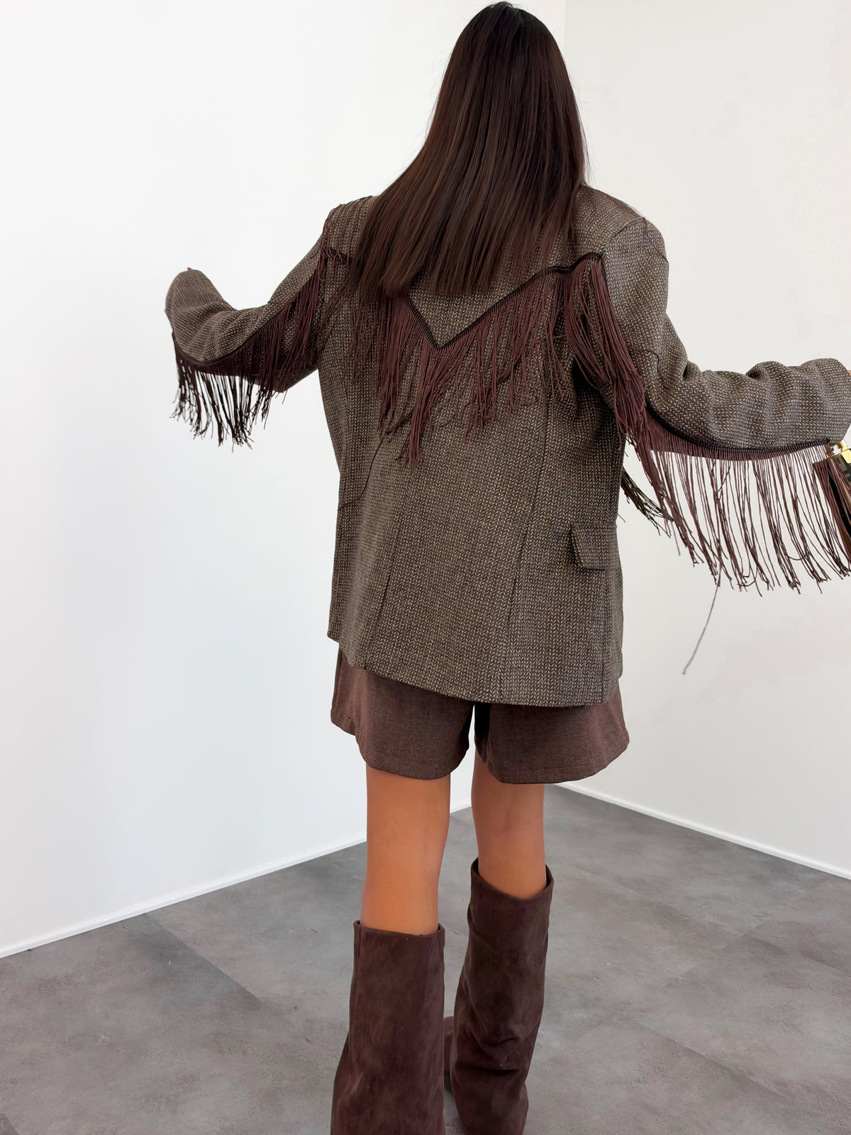 Blazer Western - Marrone