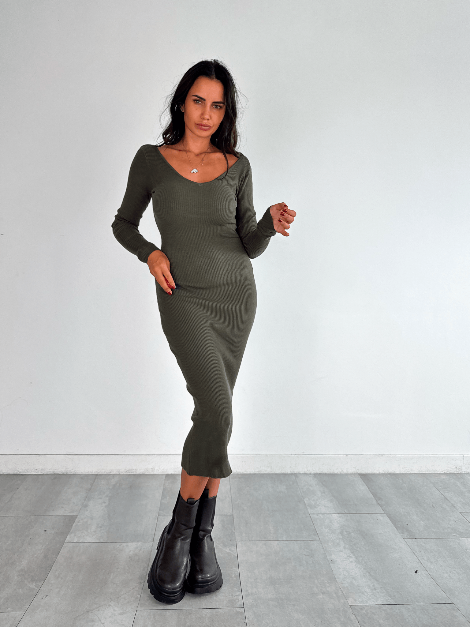 Abito Pull Fascino - Army Green - SAINTH