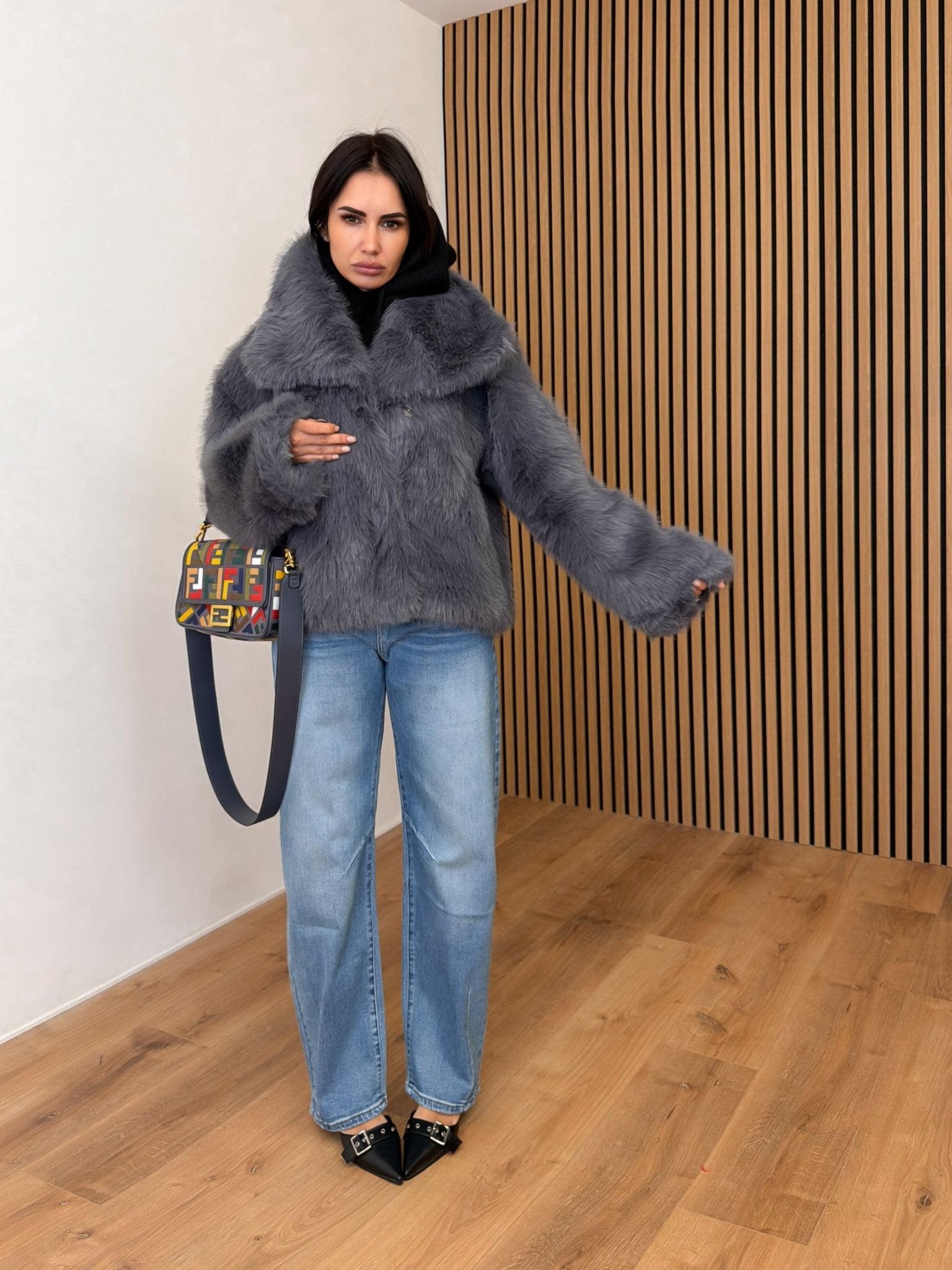 Pelliccia Chamonix - Grigia - SAINTH