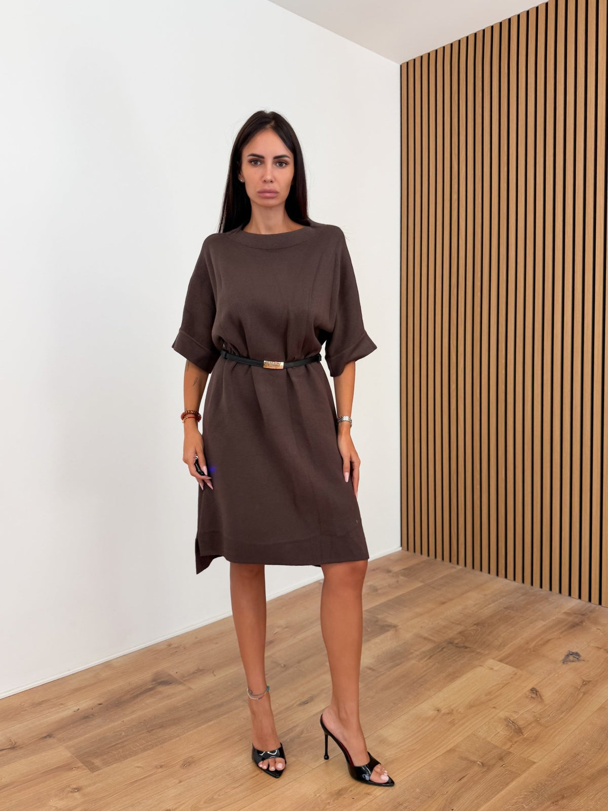Abito Pull Naya - Marrone - SAINTH