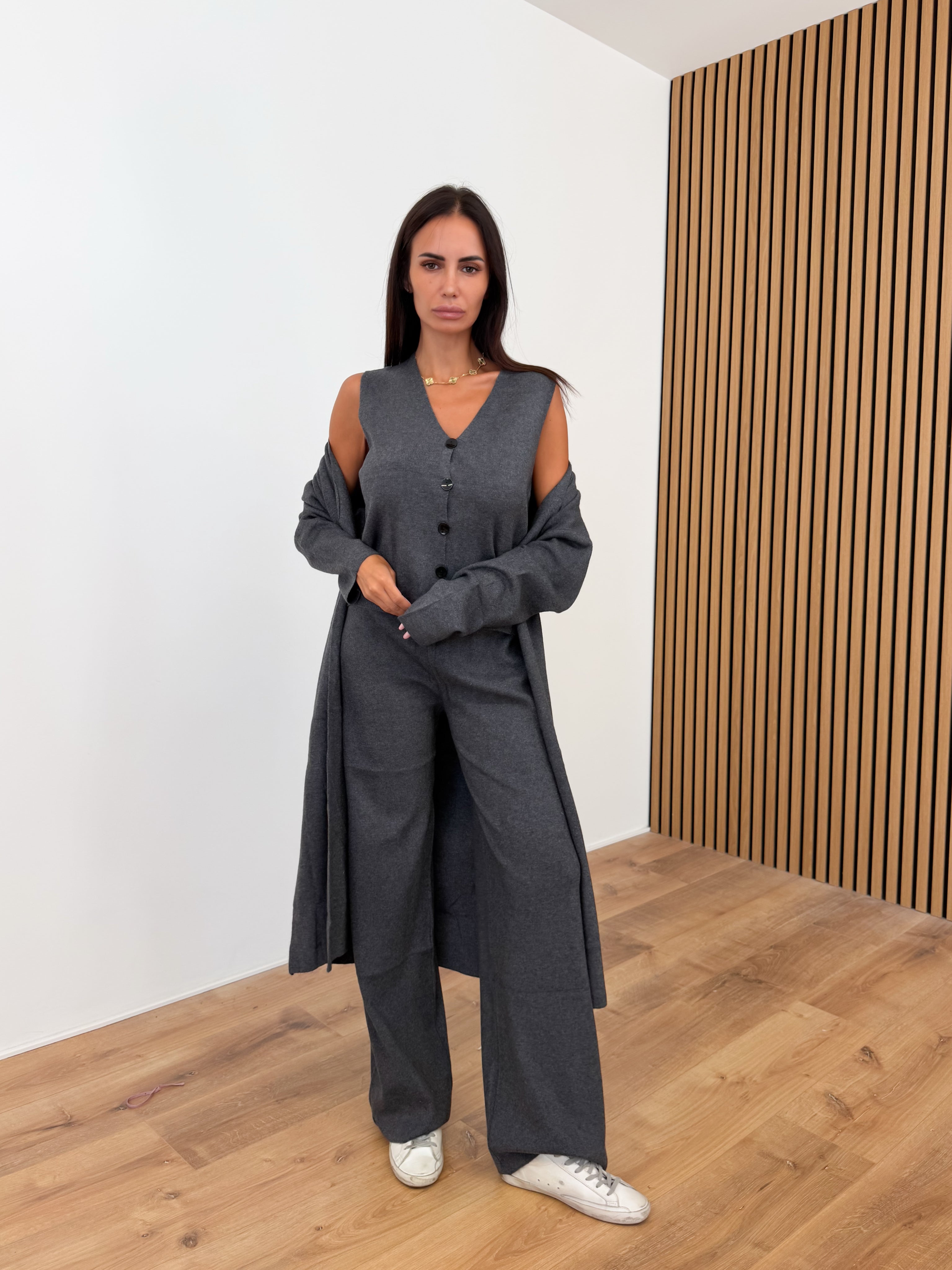 Coordinato Tris Giselle - Grigio