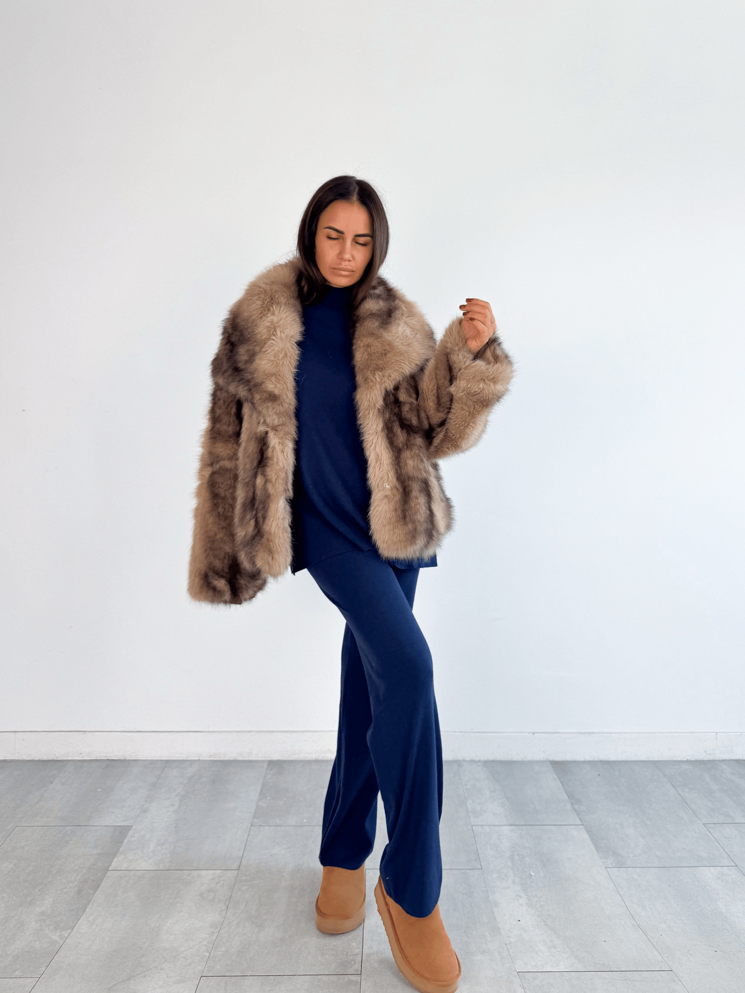 Pelliccia Grizzly - Biscotto - SAINTH