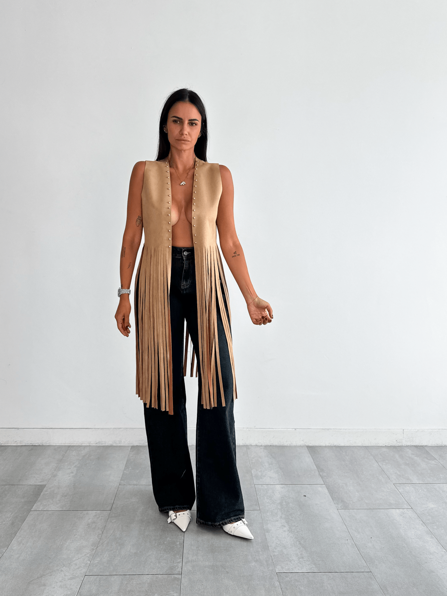 Gilet Spin - Camel - SAINTH