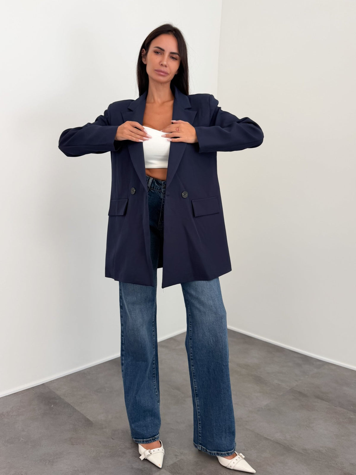 Blazer Strutturato Must - Blu - SAINTH