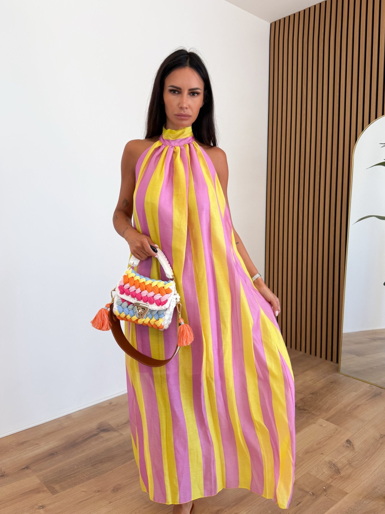 Abito Lines - Rosa Giallo - SAINTH