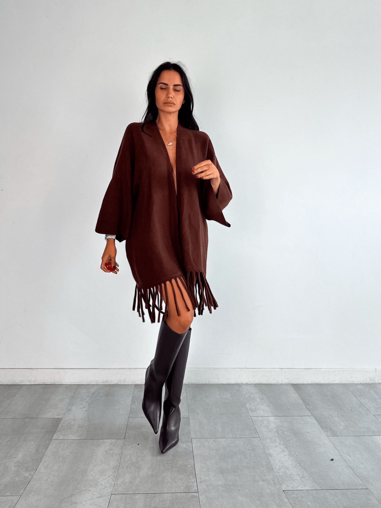 Abito Pull Tender - Marrone - SAINTH