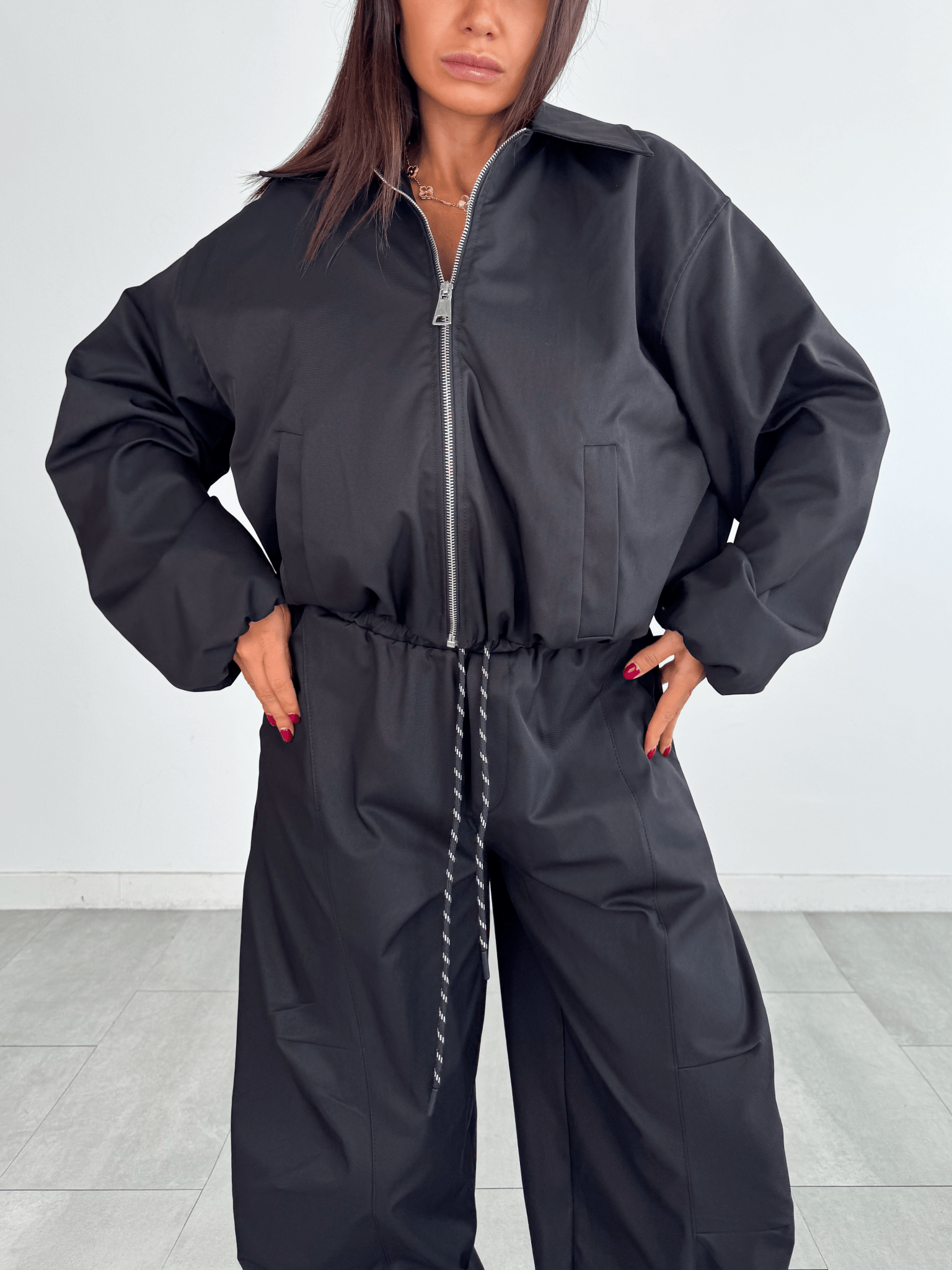 Pantalone Luxe - Nero - SAINTH