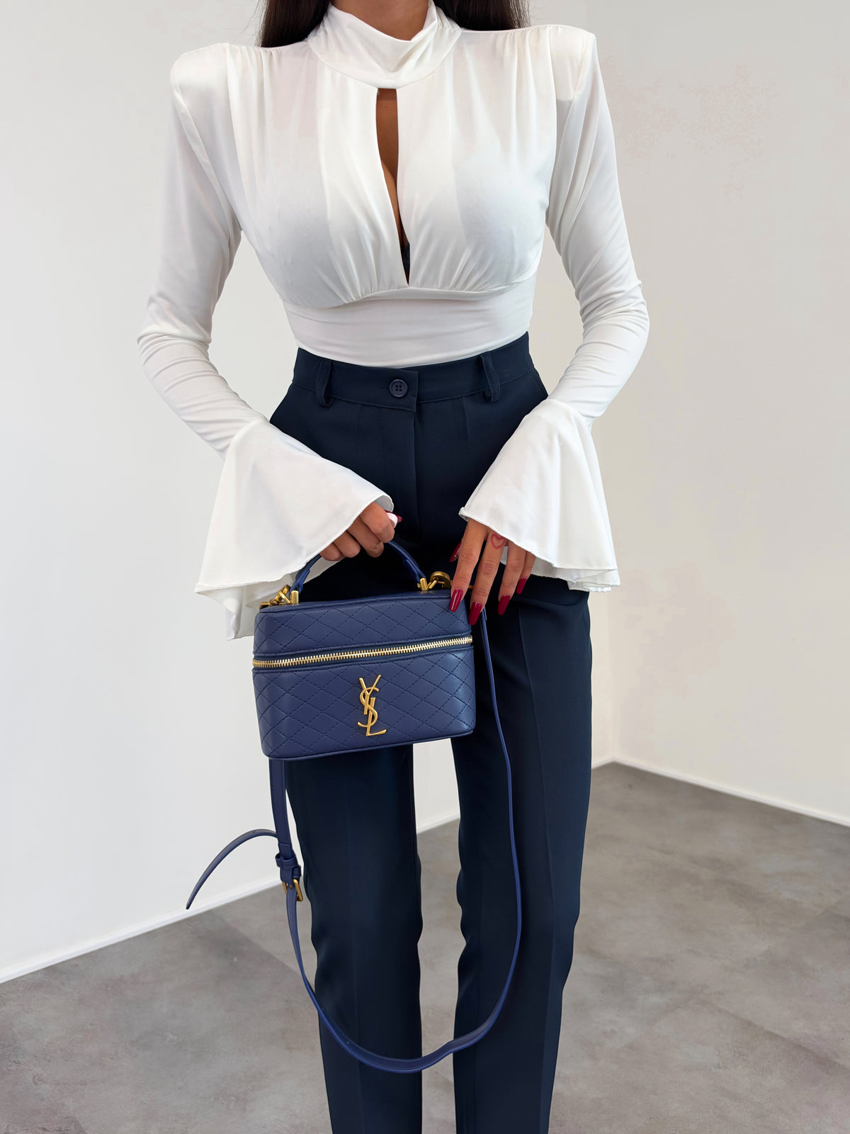 Pantalone Slim - Blu - SAINTH