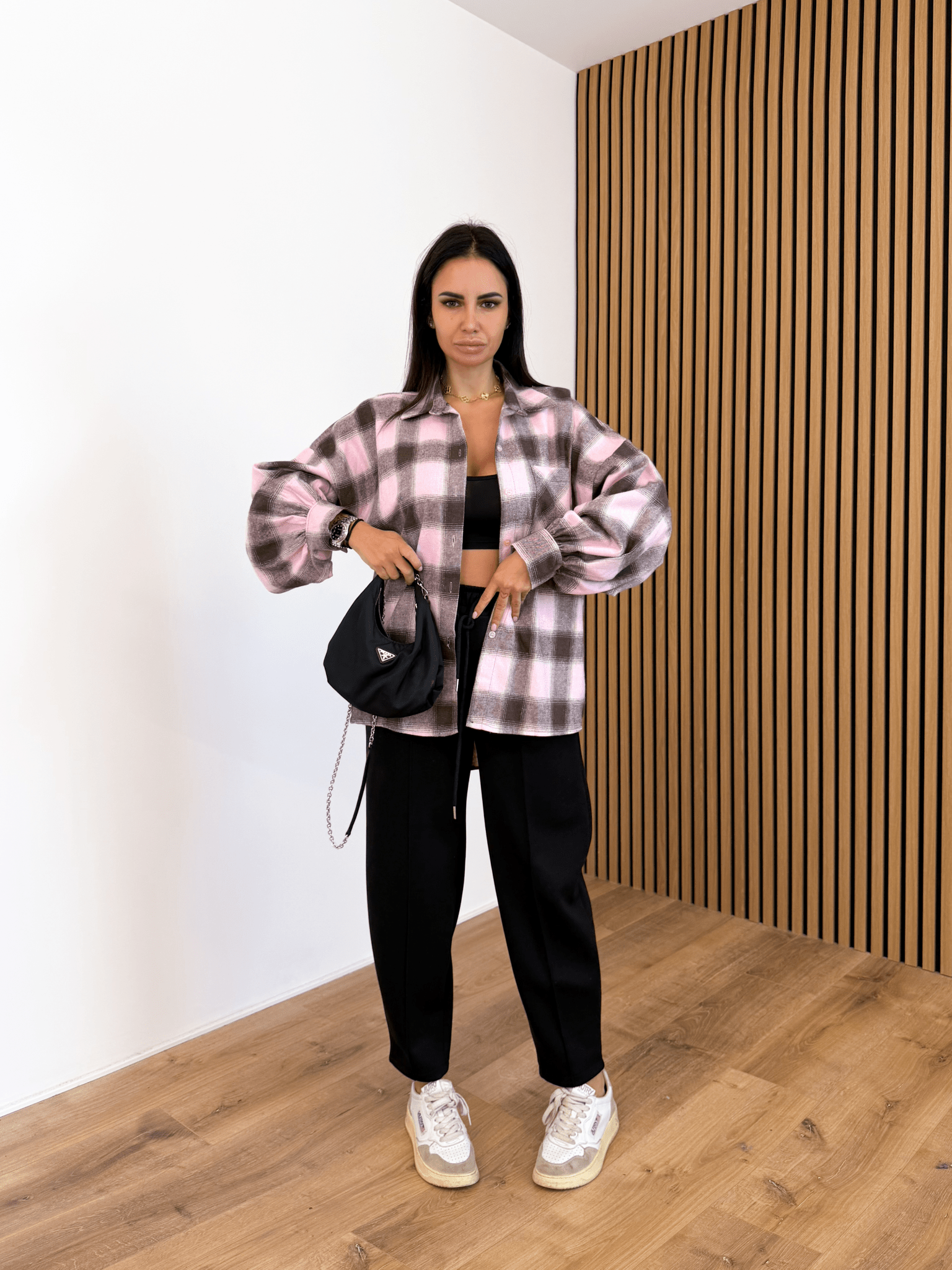 Maxi Camicia Caramella - Rosa - SAINTH