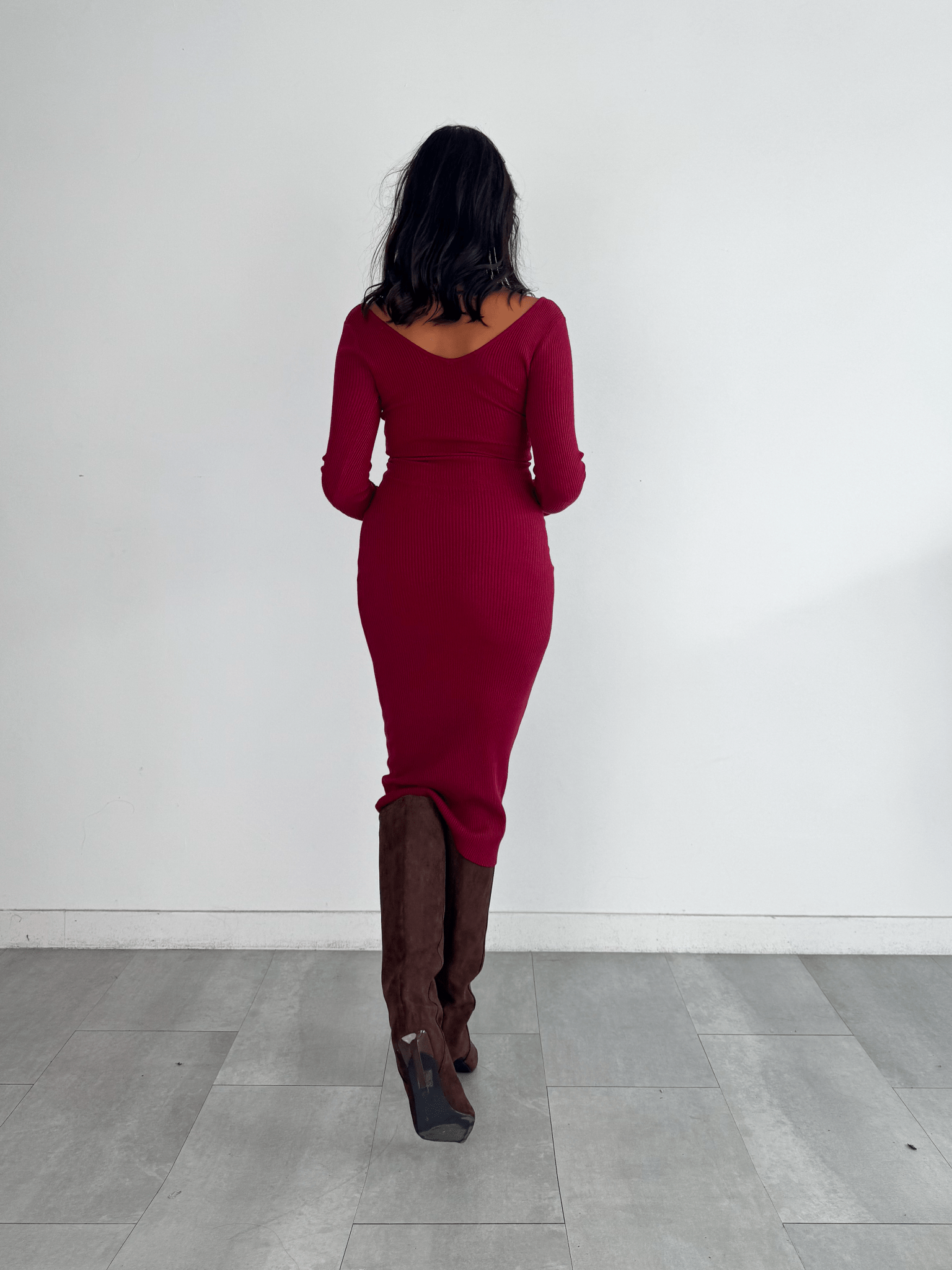 Abito Pull Fascino - Bordeaux - SAINTH