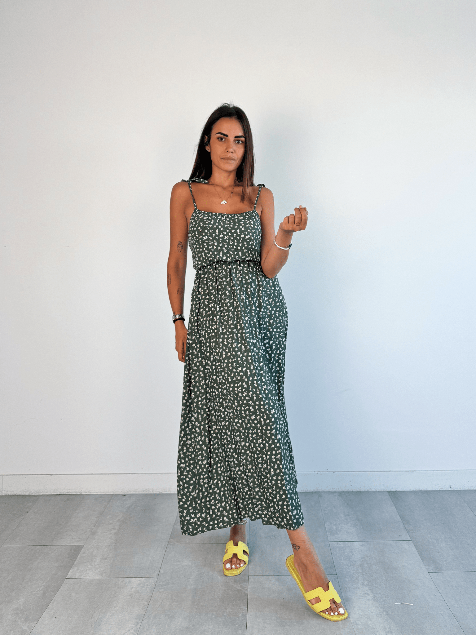 Abito Donzella - Verde Militare - SAINTH