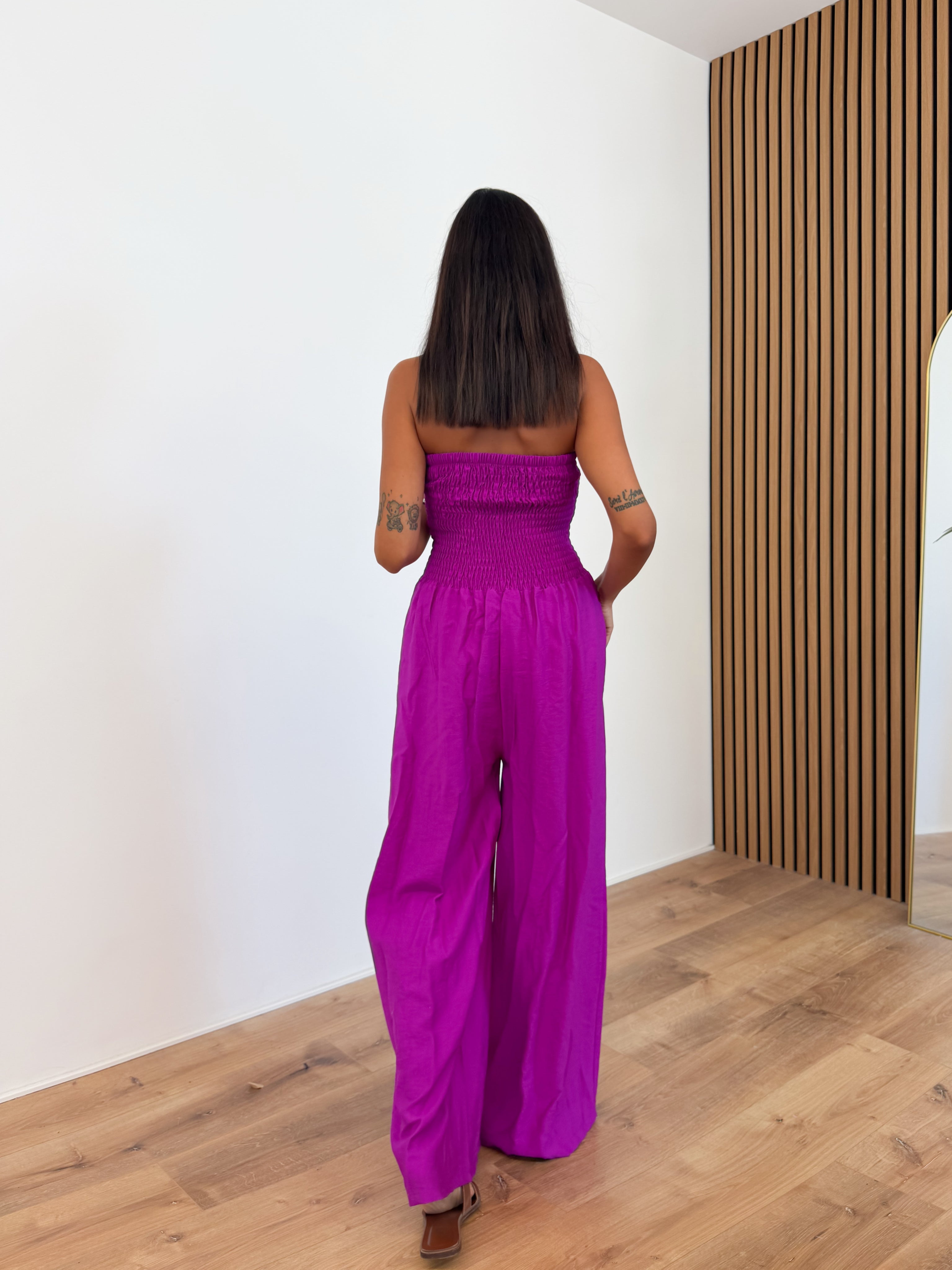 Tuta Intera Wide - Magenta
