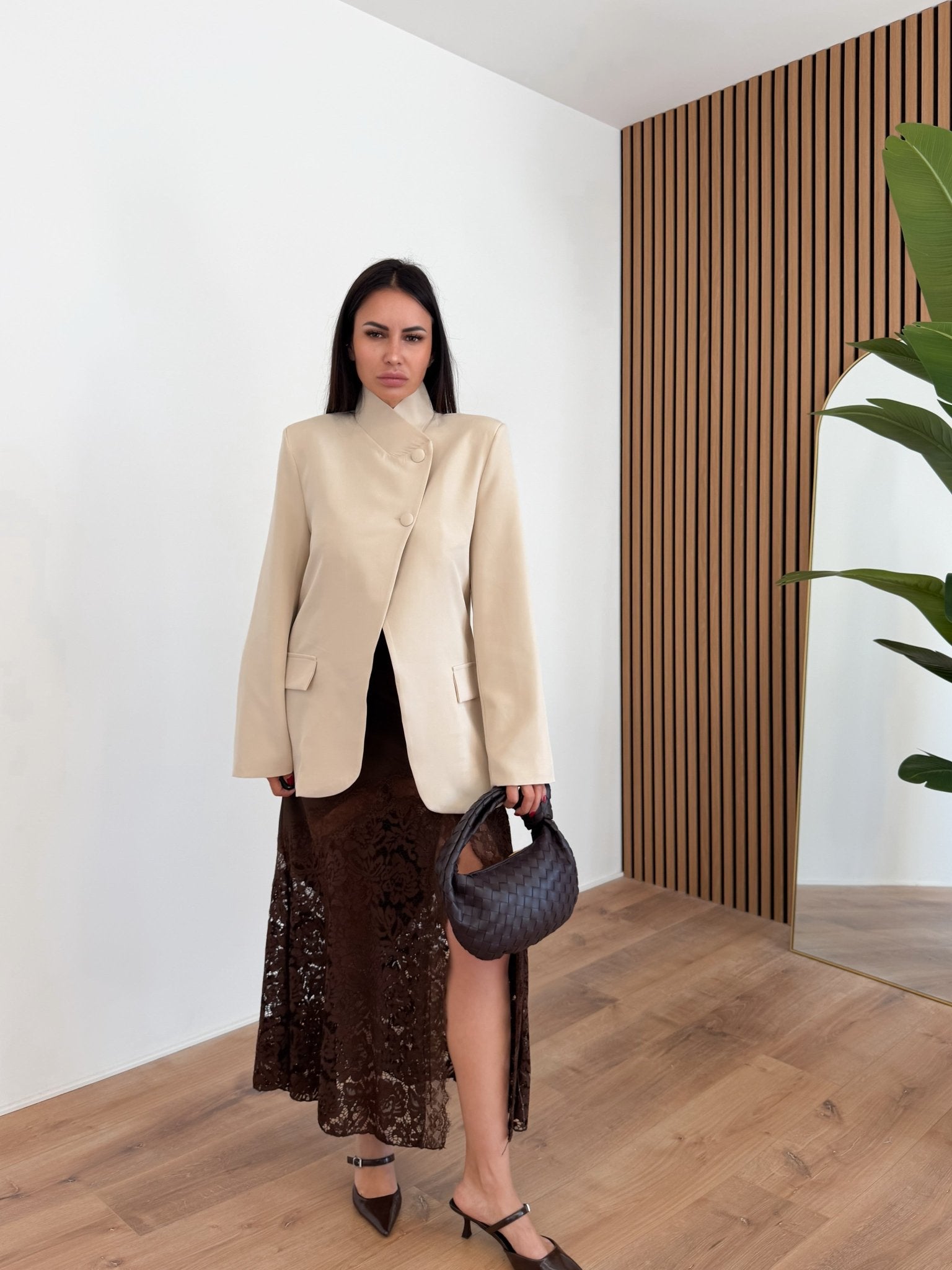 Blazer Neck - Beige - SAINTH