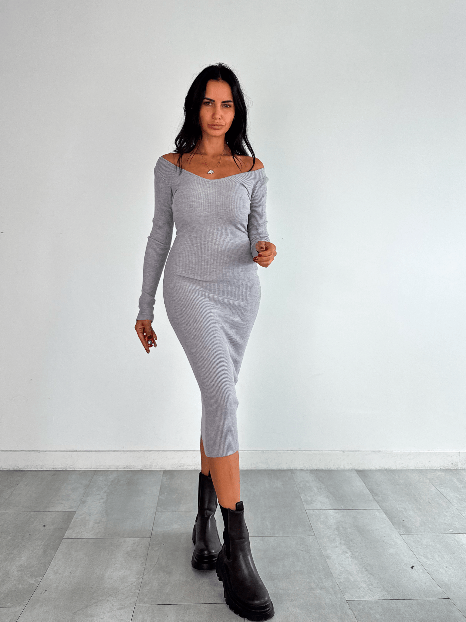 Abito Pull Fascino - Grigio - SAINTH