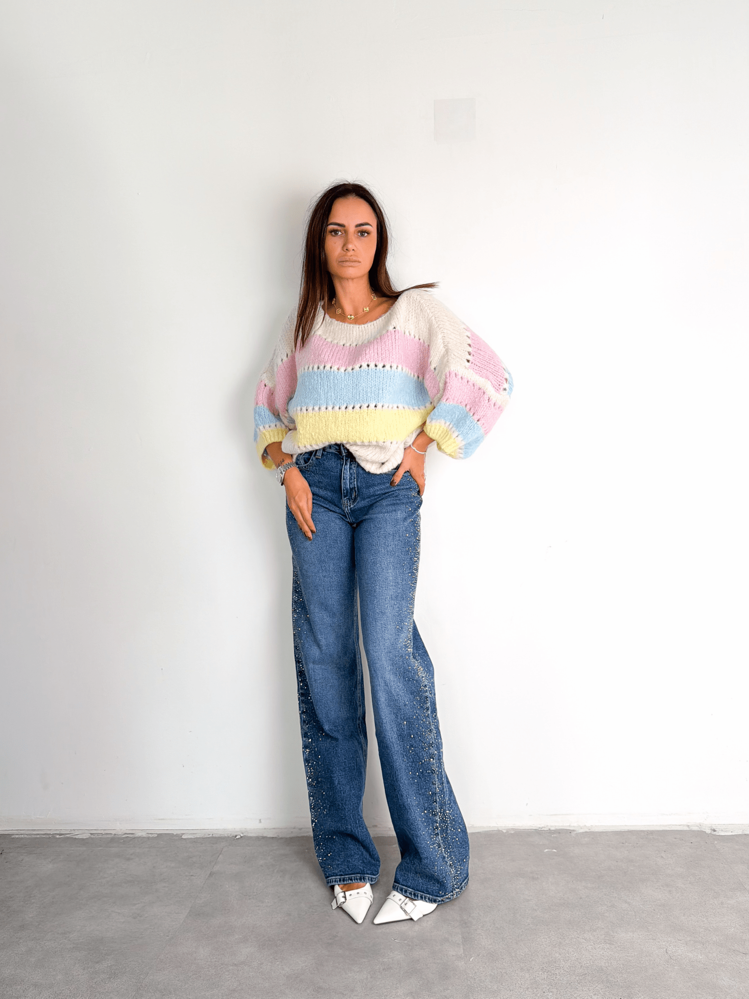 Pull Colorful - Panna - SAINTH