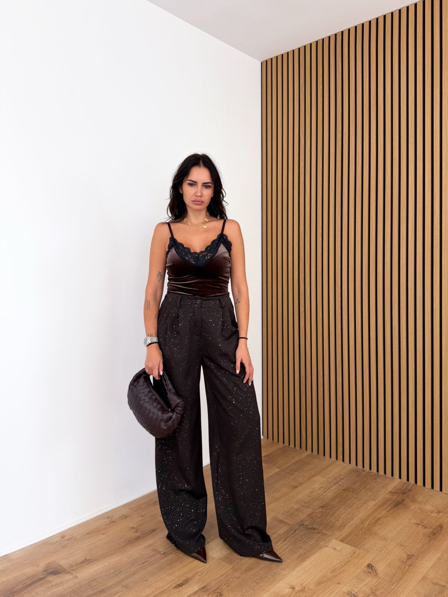 Body Velvet - Marrone - SAINTH