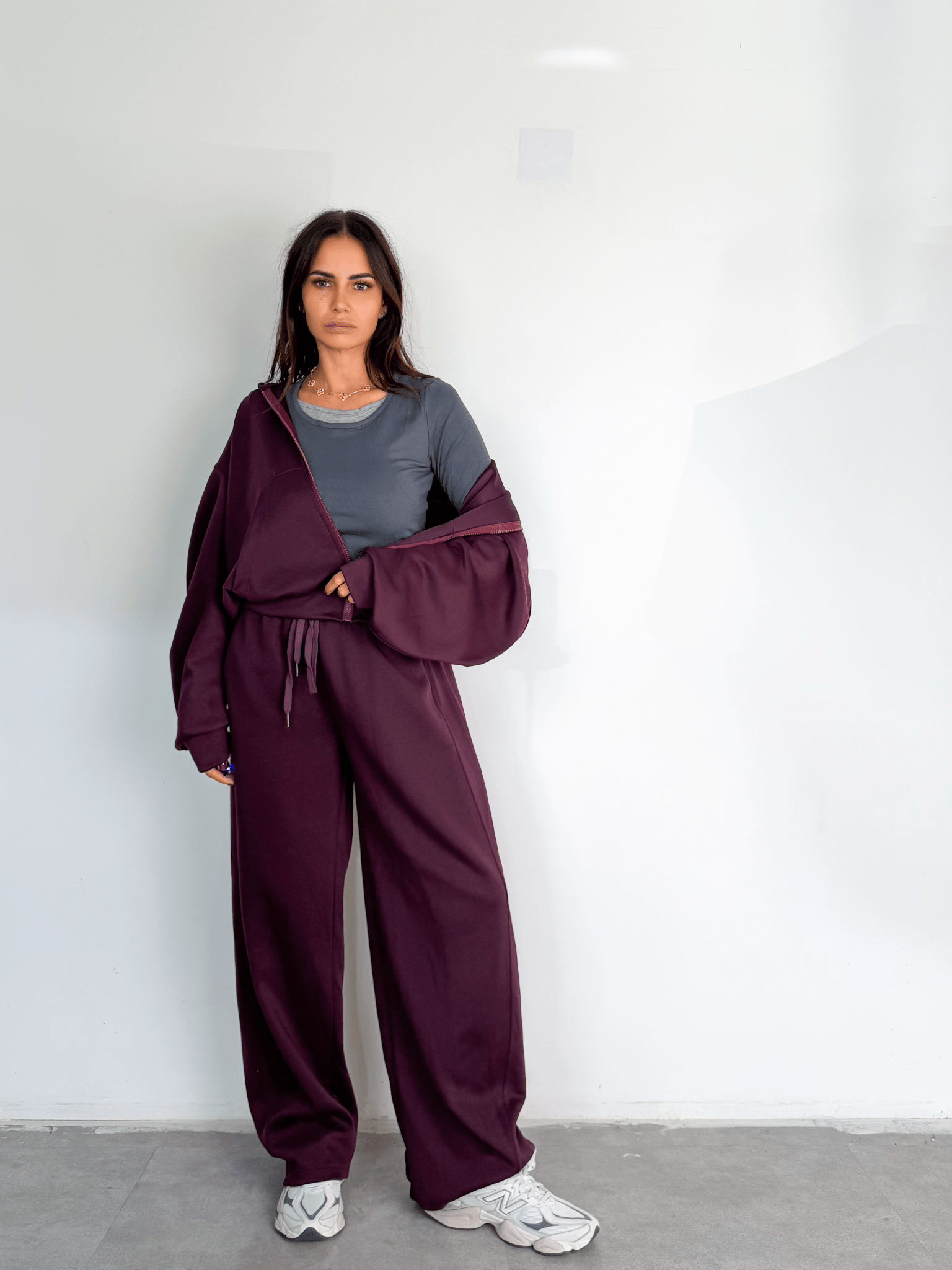 Felpa Wide Arm - Vinaccia - SAINTH