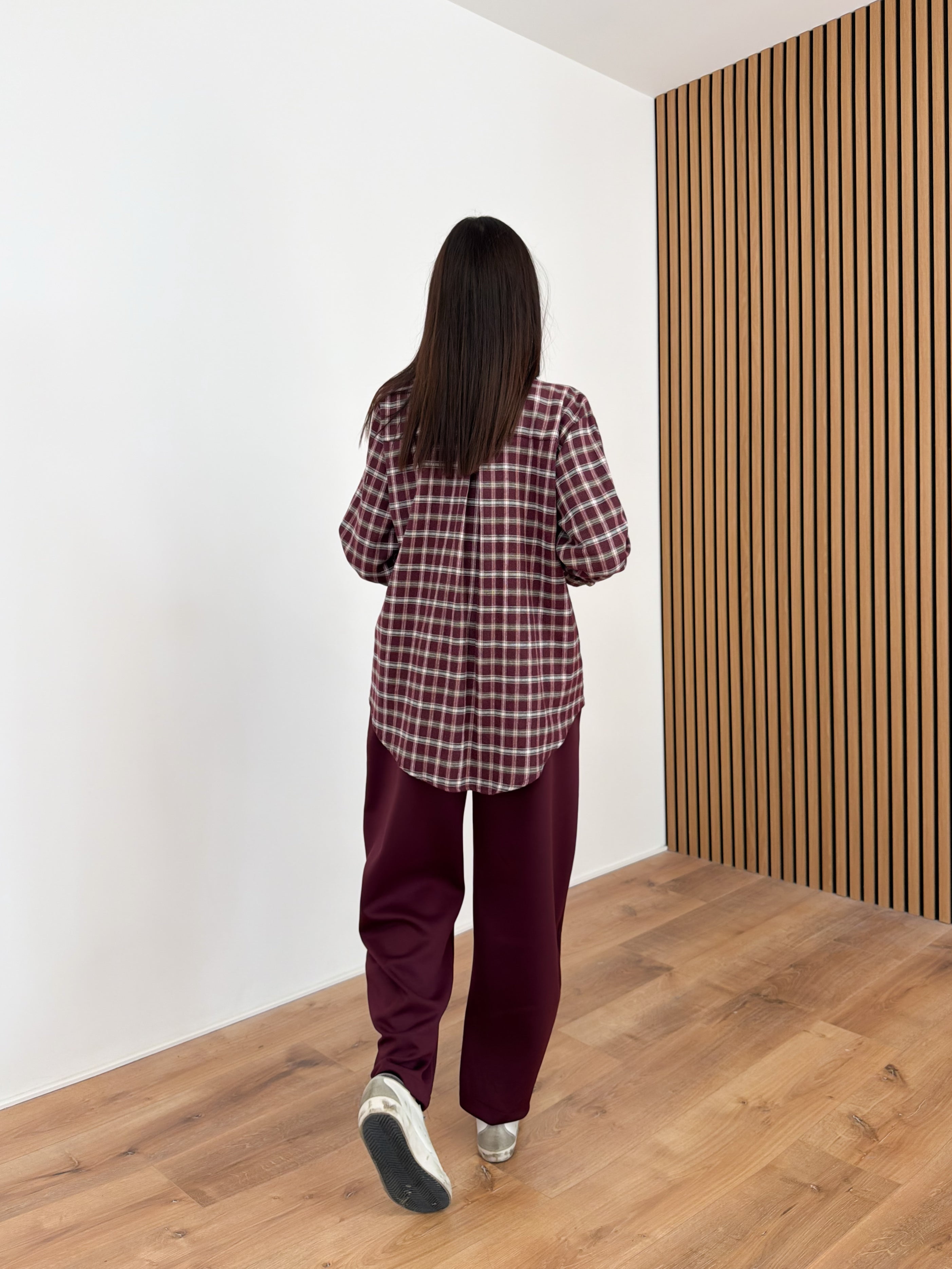 Pantalone Tuta Essential - Bordeaux
