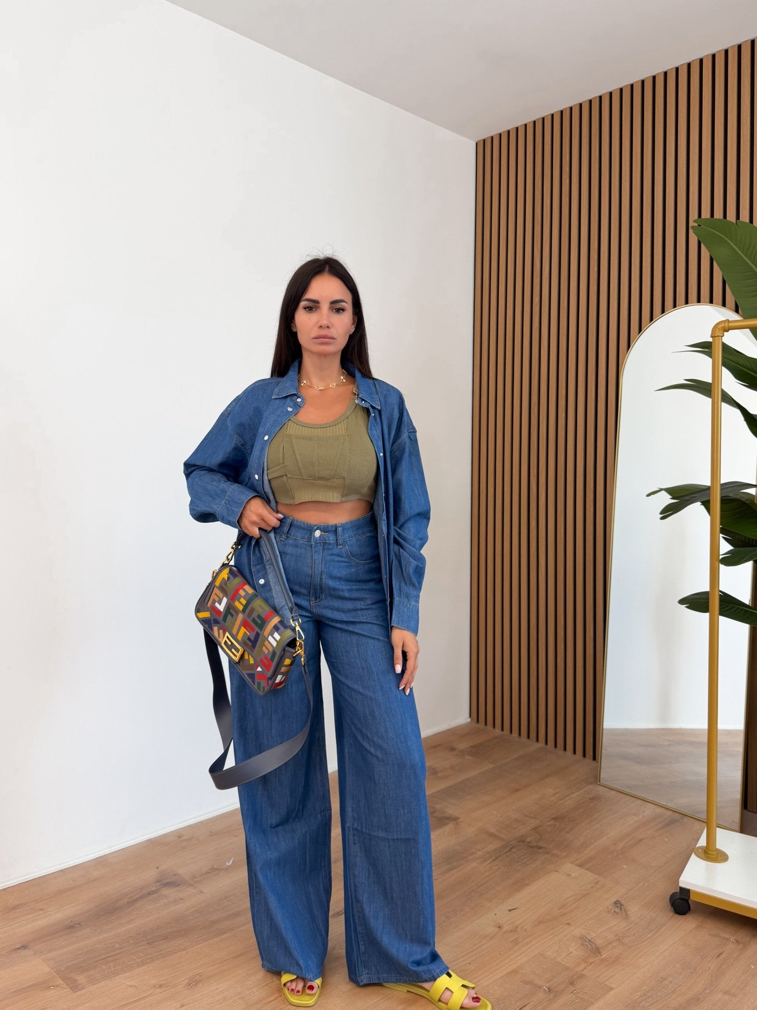 Coordinato H5233 - Denim - SAINTH