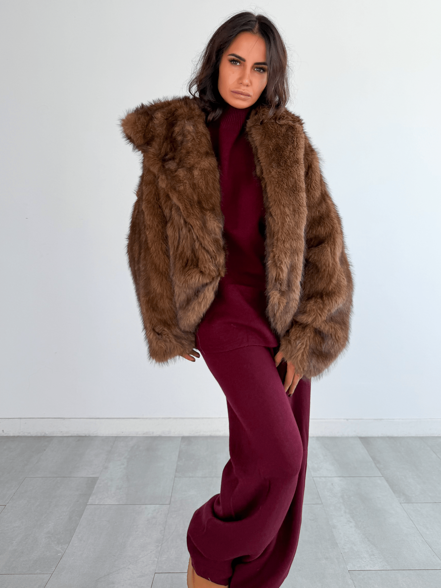 Pelliccia Fuoco - Camel - SAINTH