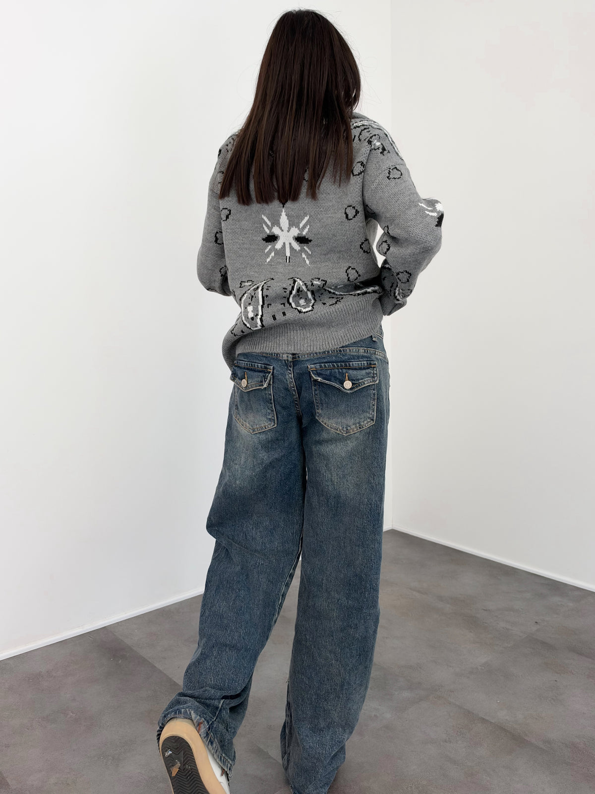 Pull Inuit - Grigio