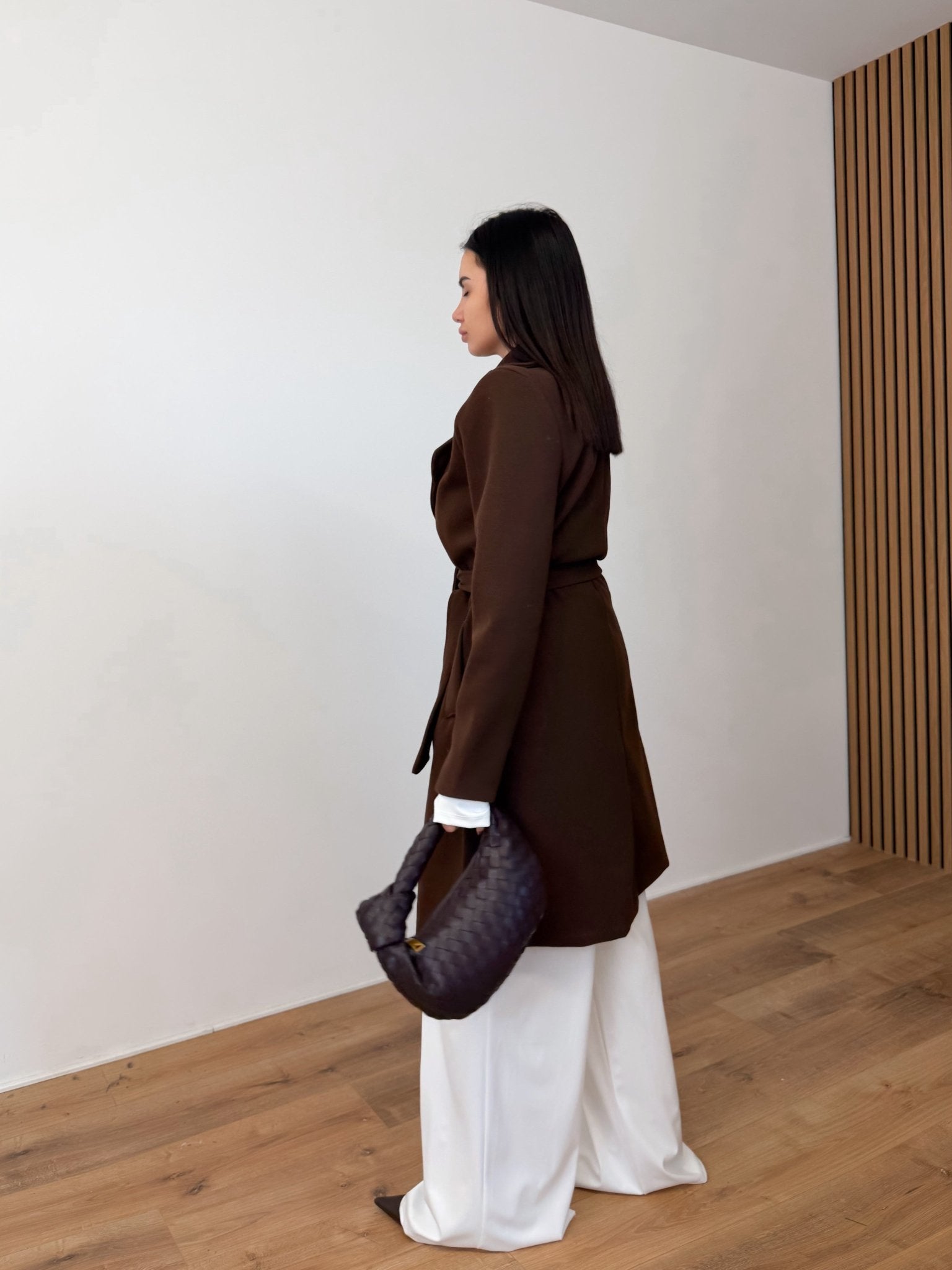 Cappotto + Cintura - Marrone - SAINTH