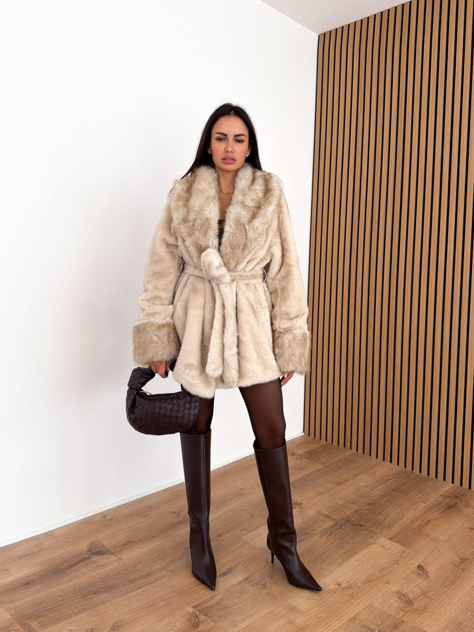 Pelliccia Vulcano - Beige - SAINTH