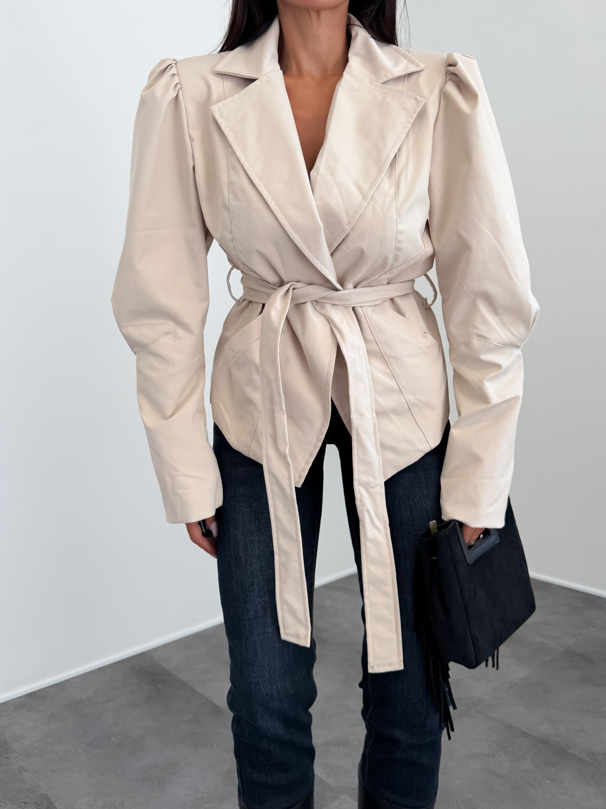 Trench Bomber - Beige