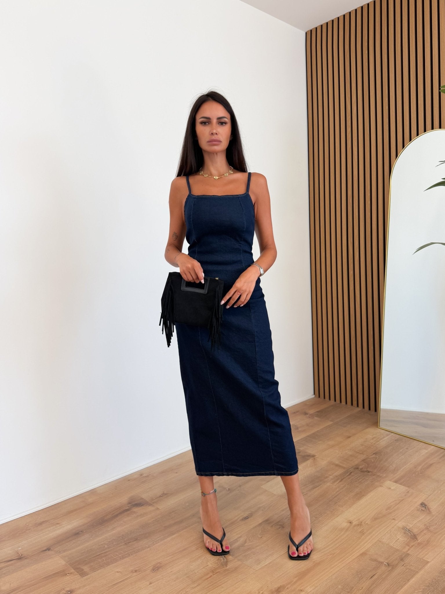 Abito Panama - Denim Scuro - SAINTH