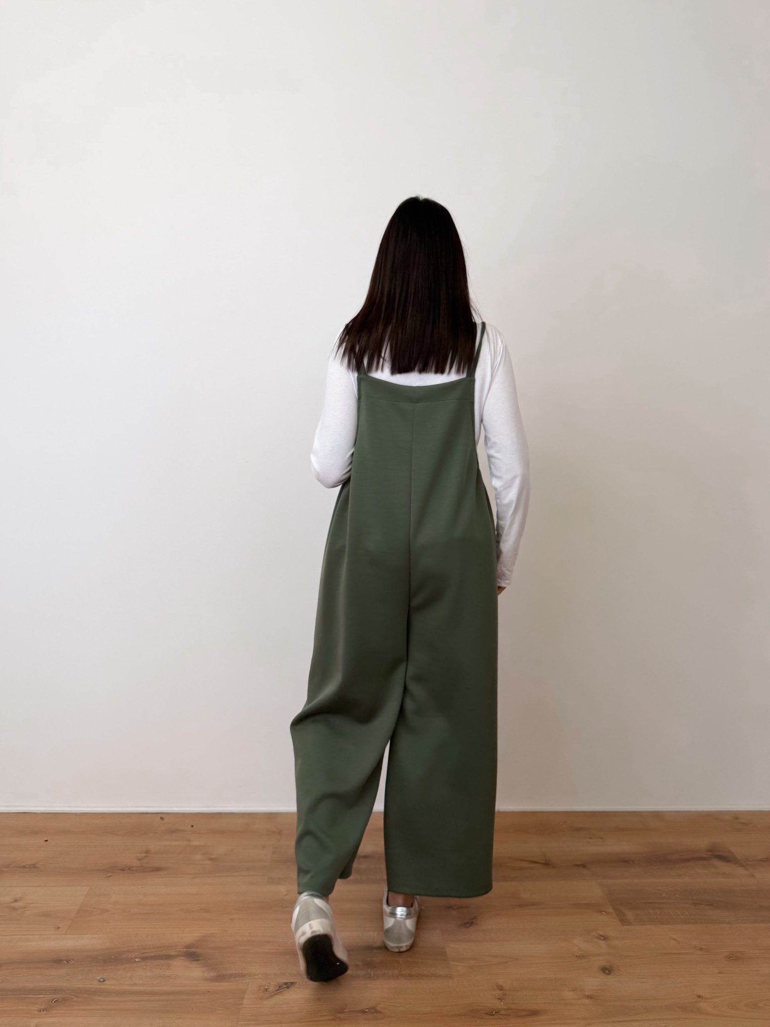 Salopette + Maglietta - Army Green - SAINTH