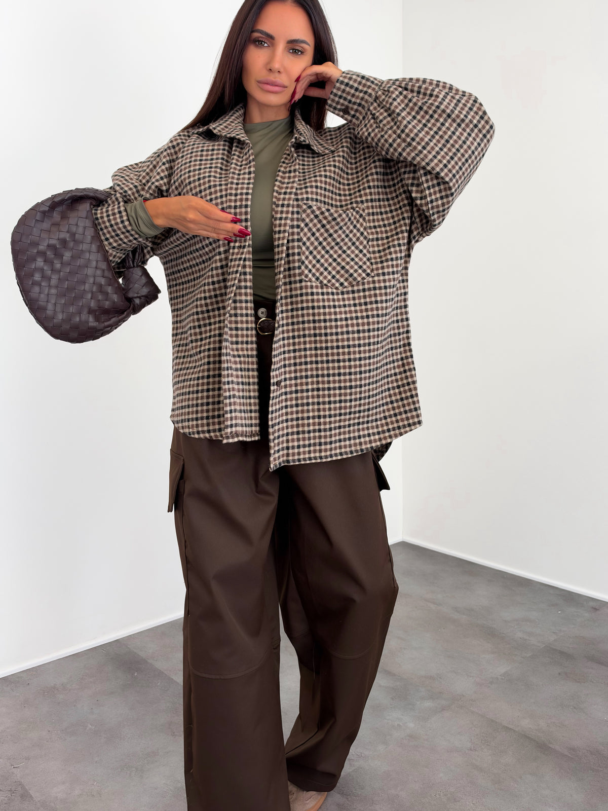 Pantalone Solution - Marrone