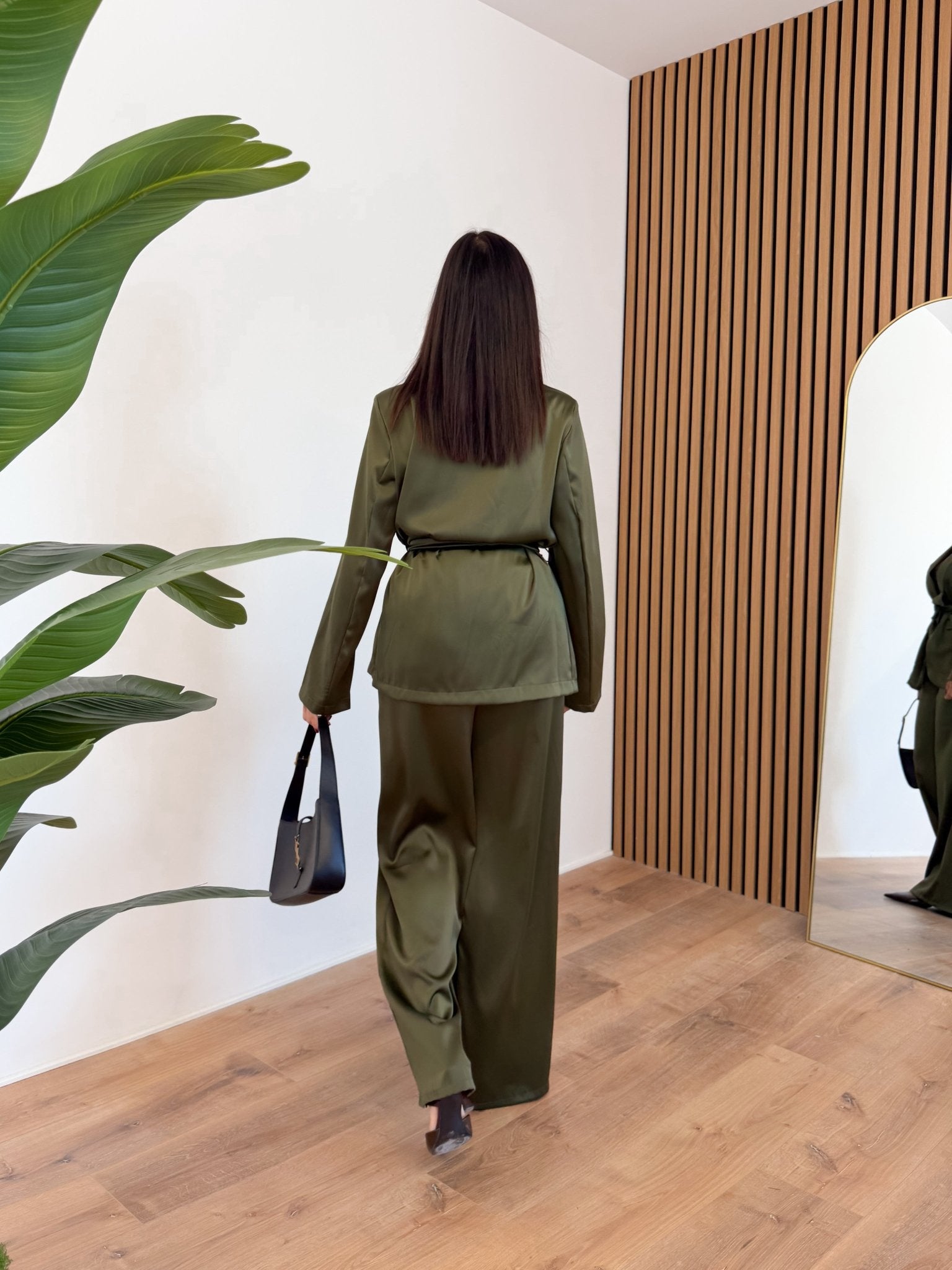 Coordinato Satin - Army Green - SAINTH
