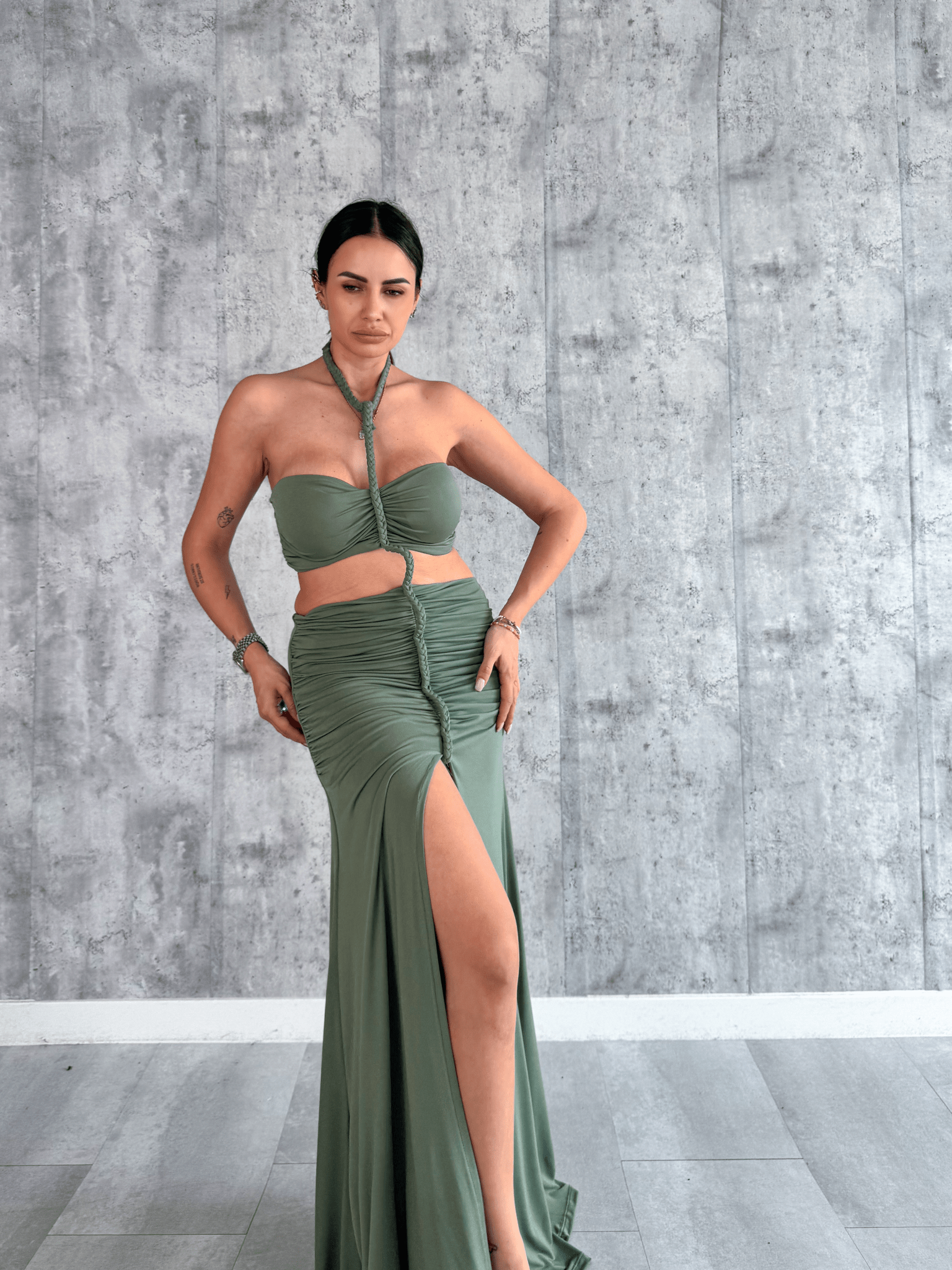 Abito Monotreccia - Army Green - SAINTH