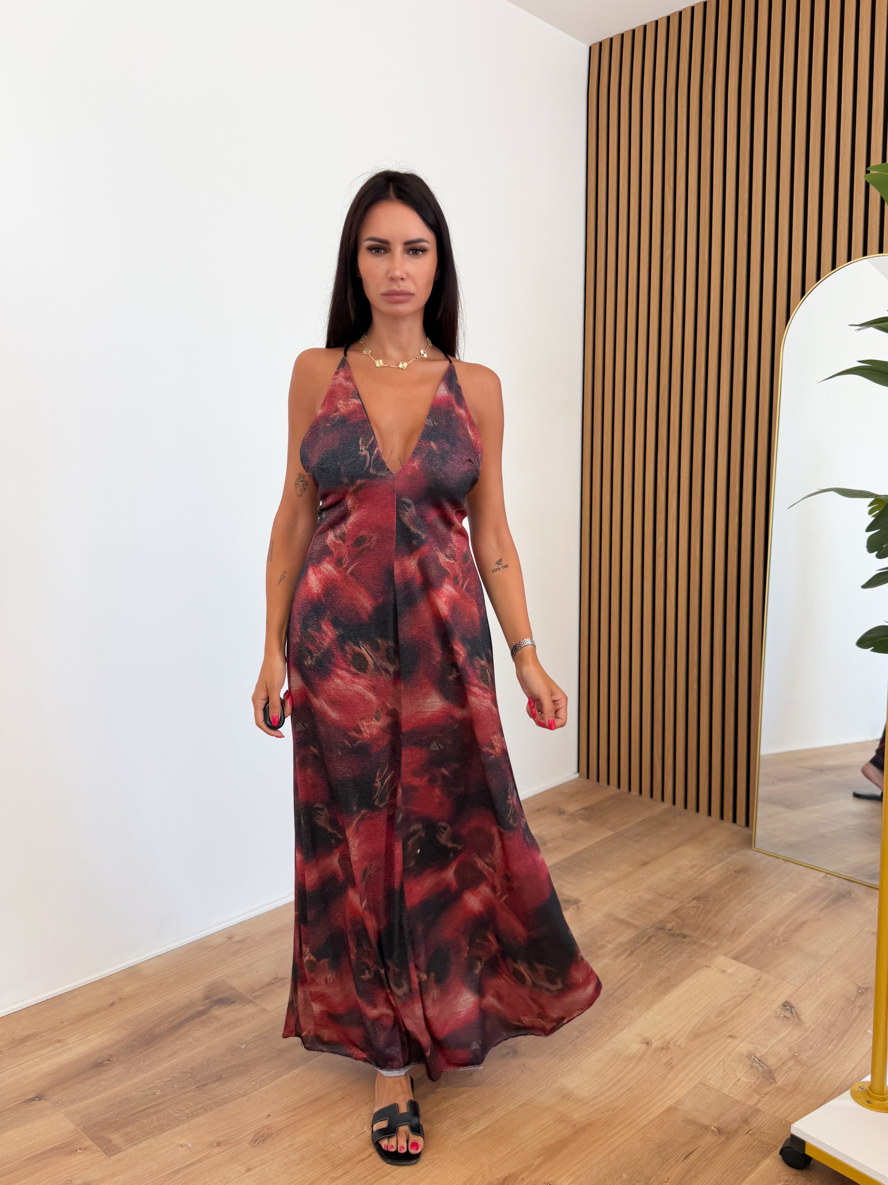 Abito Solea Lurex - Nero