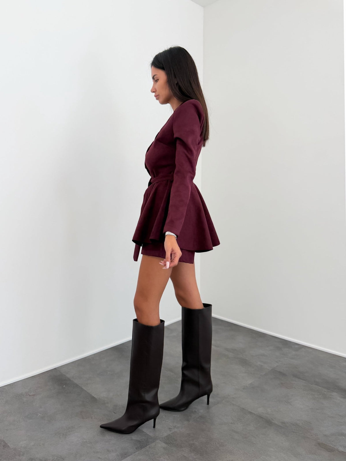 Tutina Doppio Effetto - Bordeaux - SAINTH