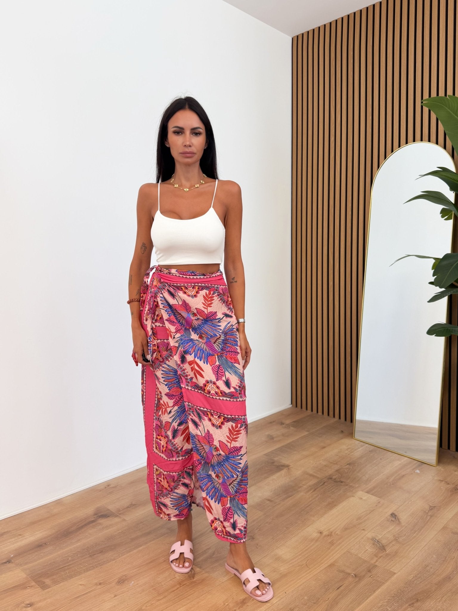 Gonna Pareo Long - Fucsia Uccelli