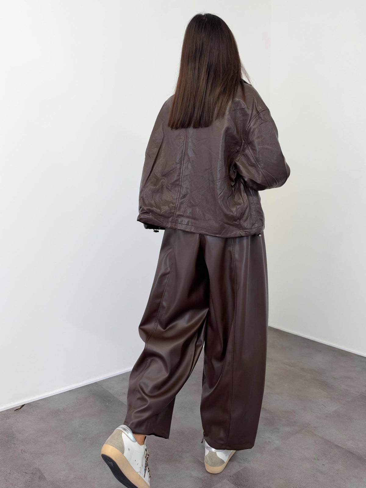 Biker + Gilet Cortina - Marrone - SAINTH