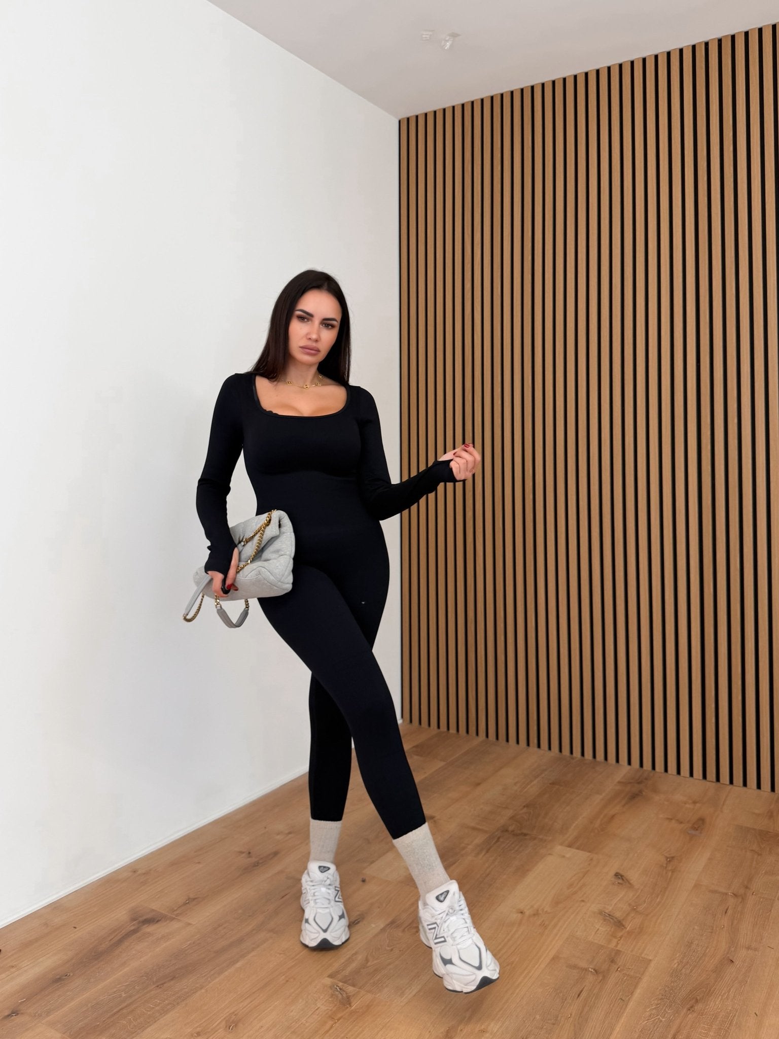 Tuta Intera Contenitiva - Nera - SAINTH