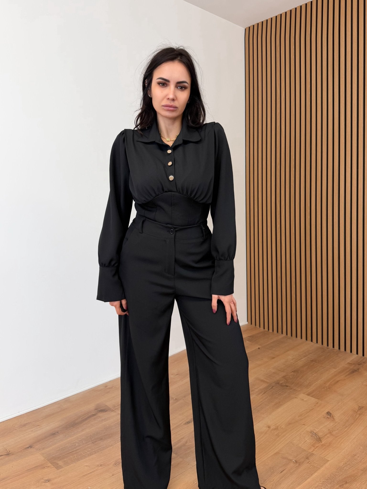 Coordinato Sculpted - Nero - SAINTH