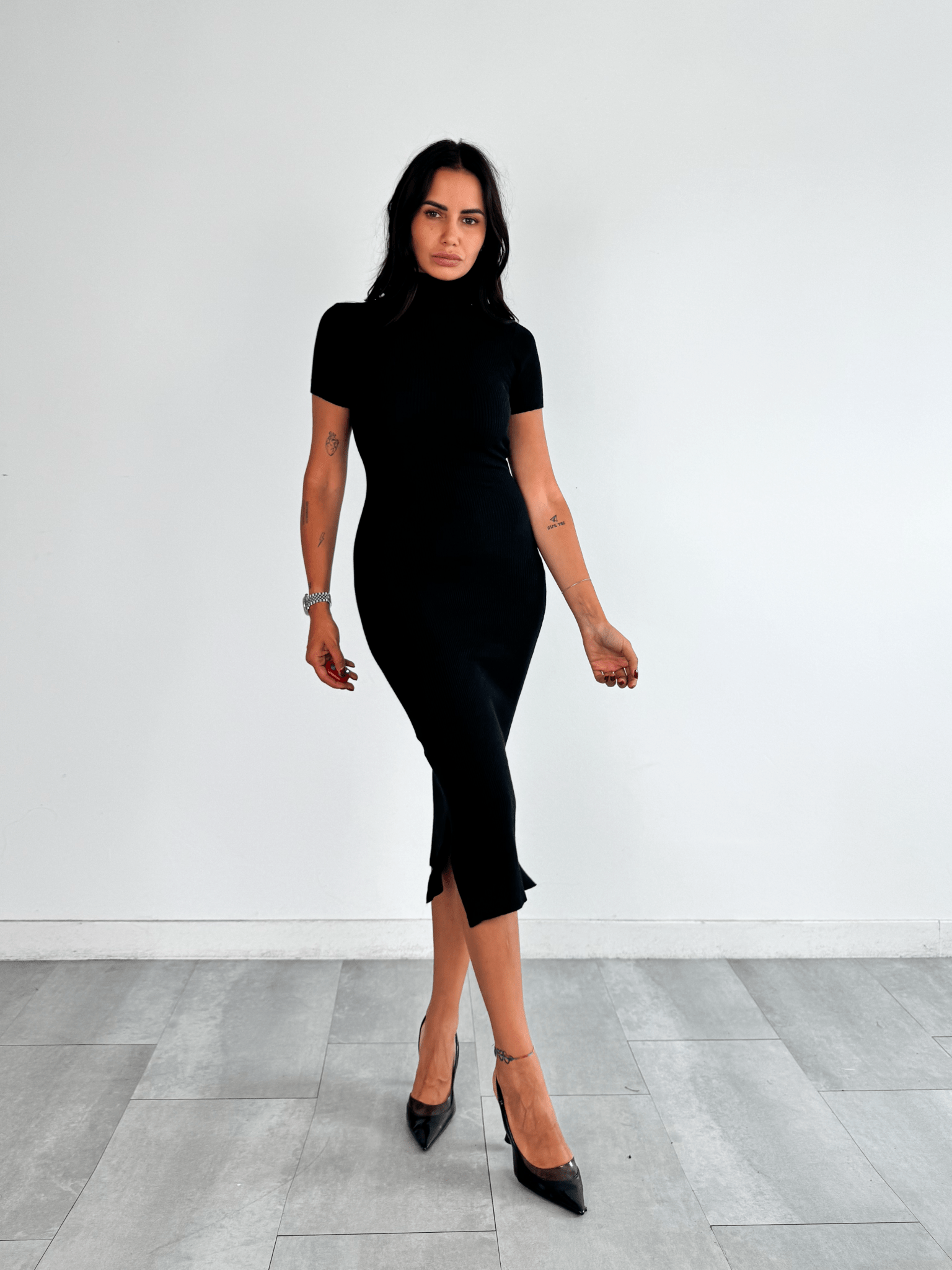 Abito Pull Tender - Nero - SAINTH