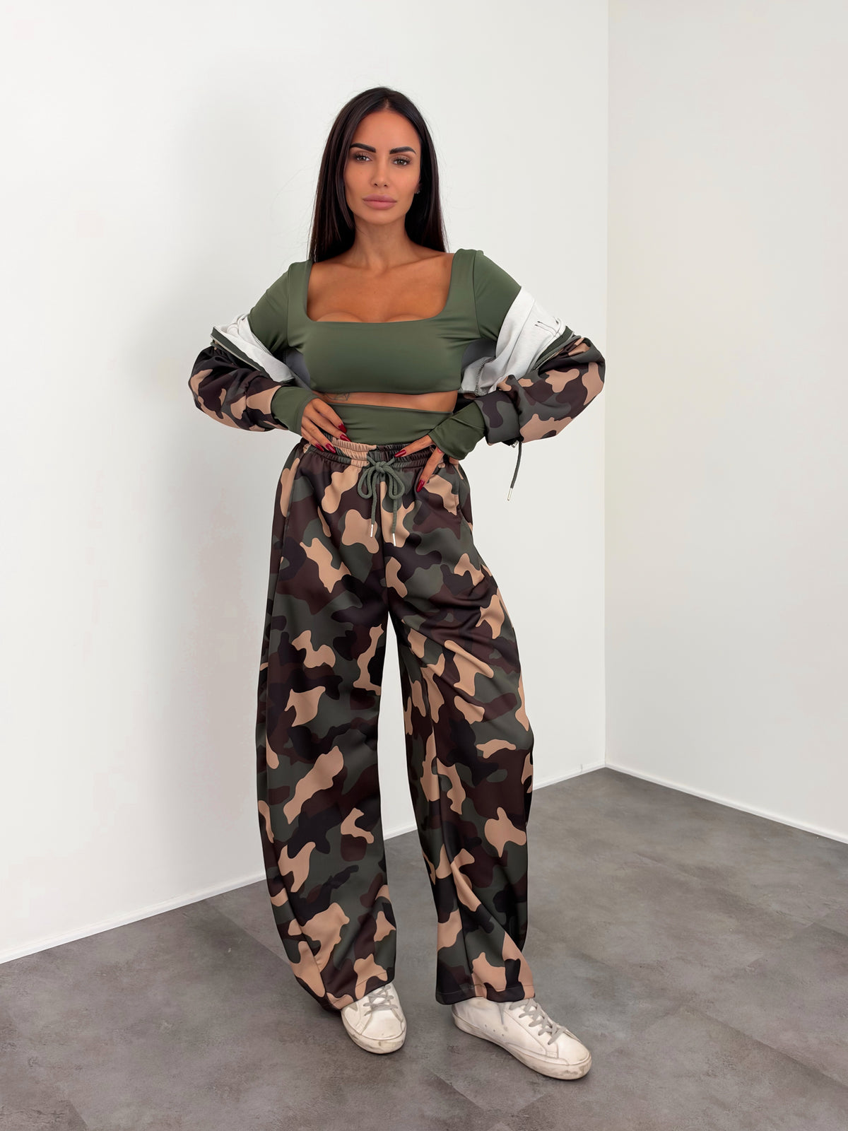 Coordinato Tris Combat - Army Green